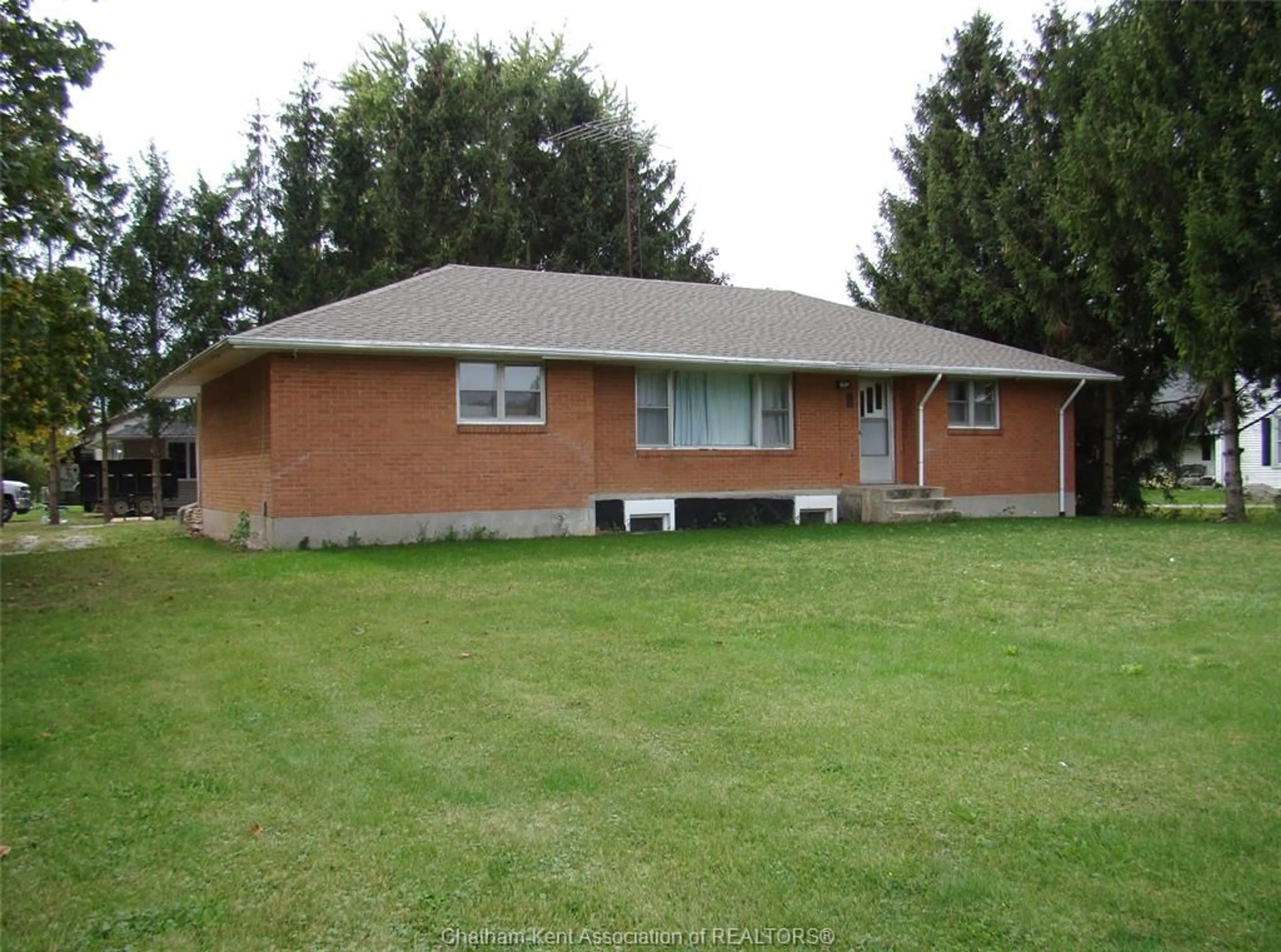 Frontside or backside of a home, the front or back of building for 12559 JOHN St, Morpeth Ontario N0P 1X0