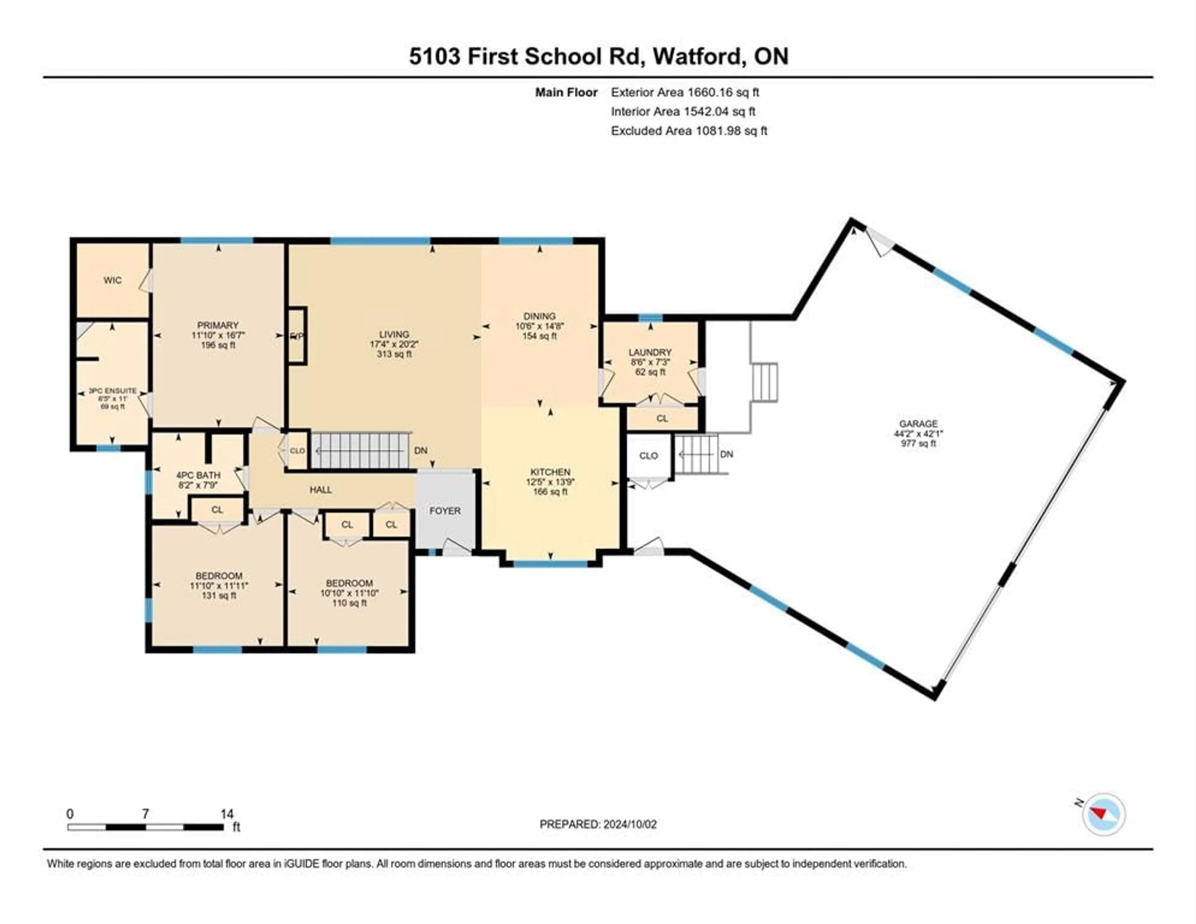 Floor plan for 5103 FIRST SCHOOL Rd, Warwick-Watford Ontario N0M 2S0