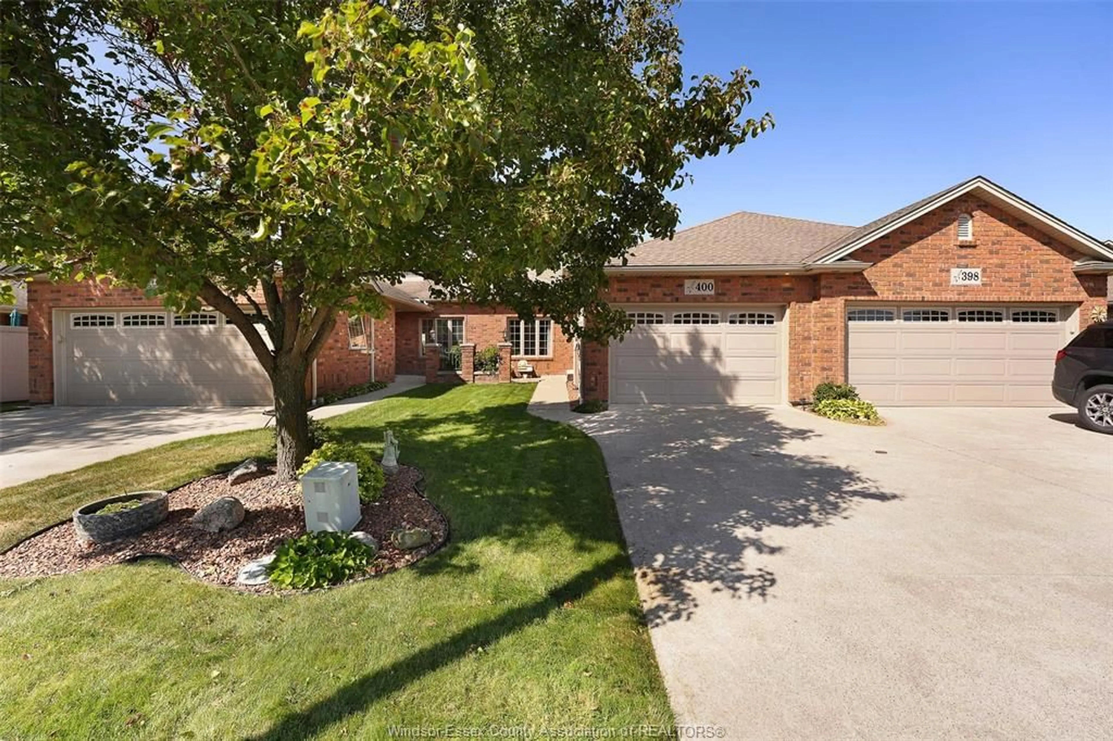 Home with brick exterior material, street for 400 Millstone Lane, Belle River Ontario N8L 0P4
