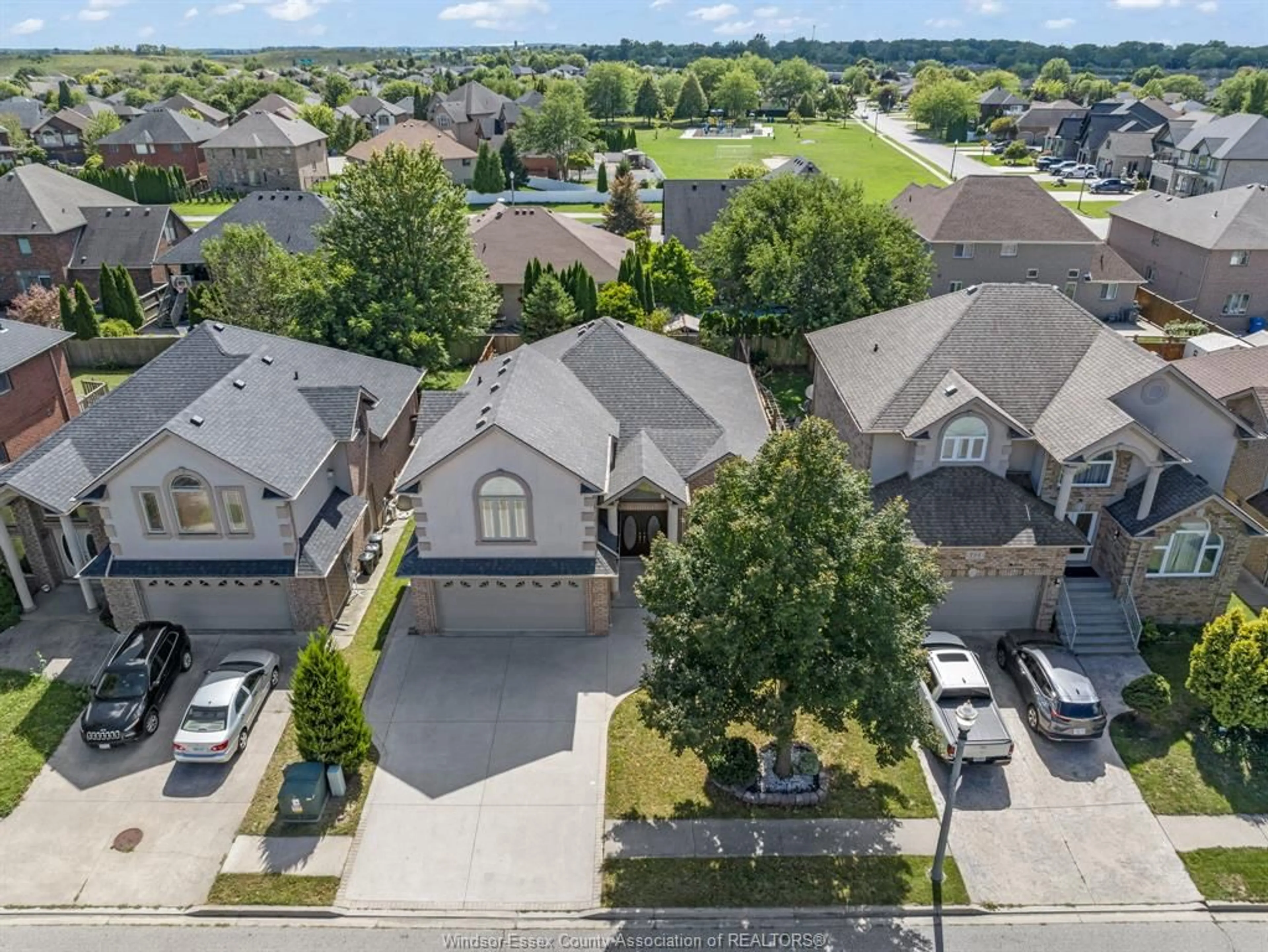 Frontside or backside of a home, the street view for 745 Massimo Cres, Windsor Ontario N9G 3C7