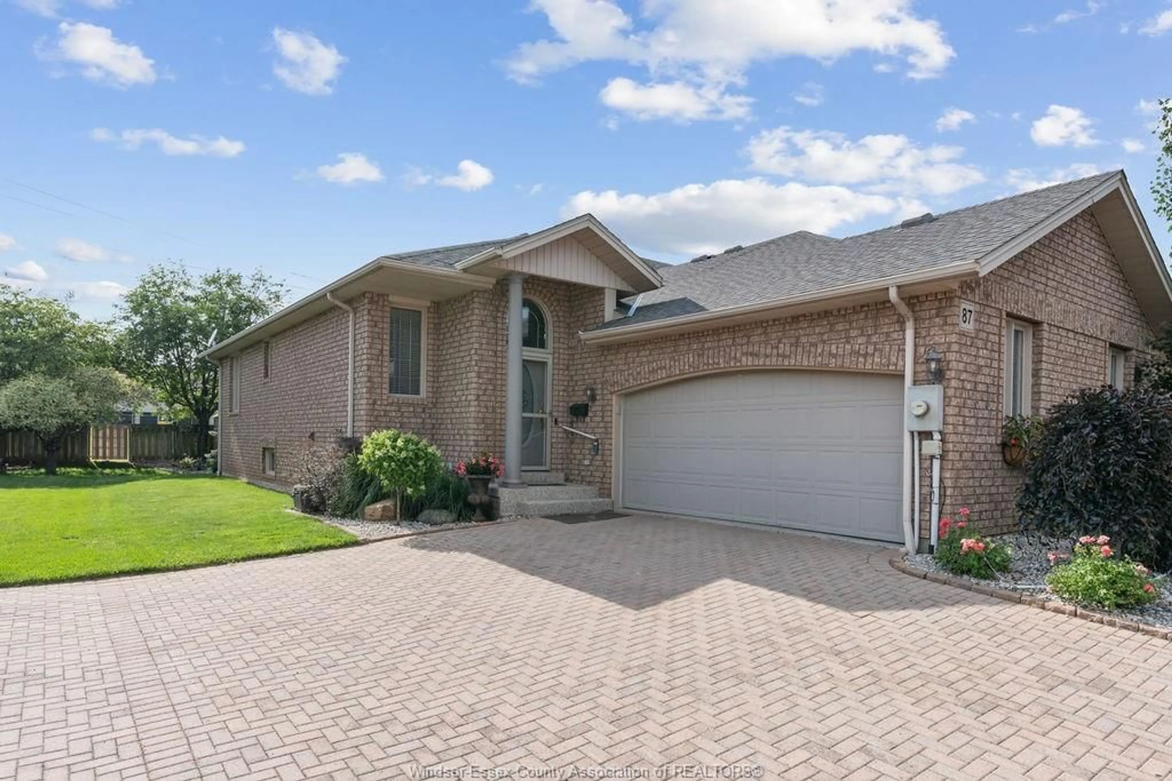 Home with brick exterior material for 87 THERESA Trail, Leamington Ontario N8H 5M8