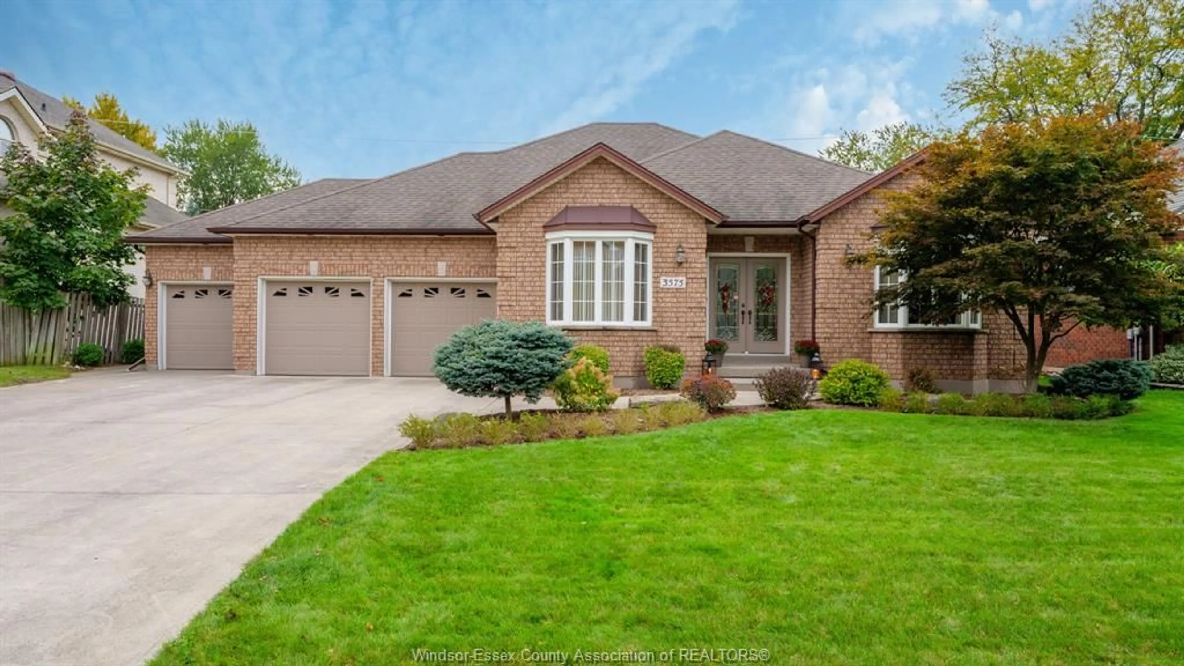 Home with brick exterior material for 3575 WHITESIDE Dr, Windsor Ontario N9E 4P5