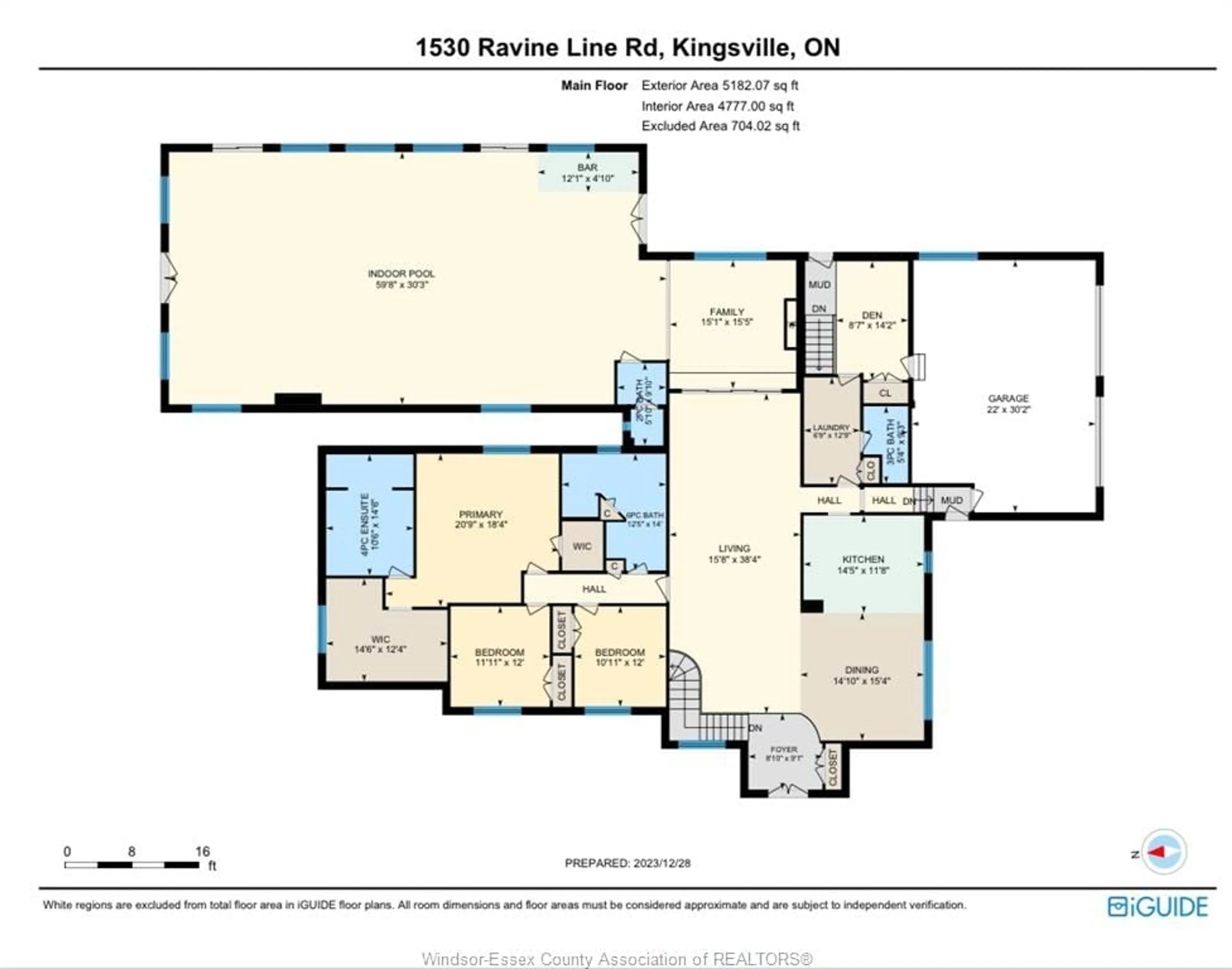 Floor plan for 1530 RAVINE Line, Kingsville Ontario N9Y 2W9