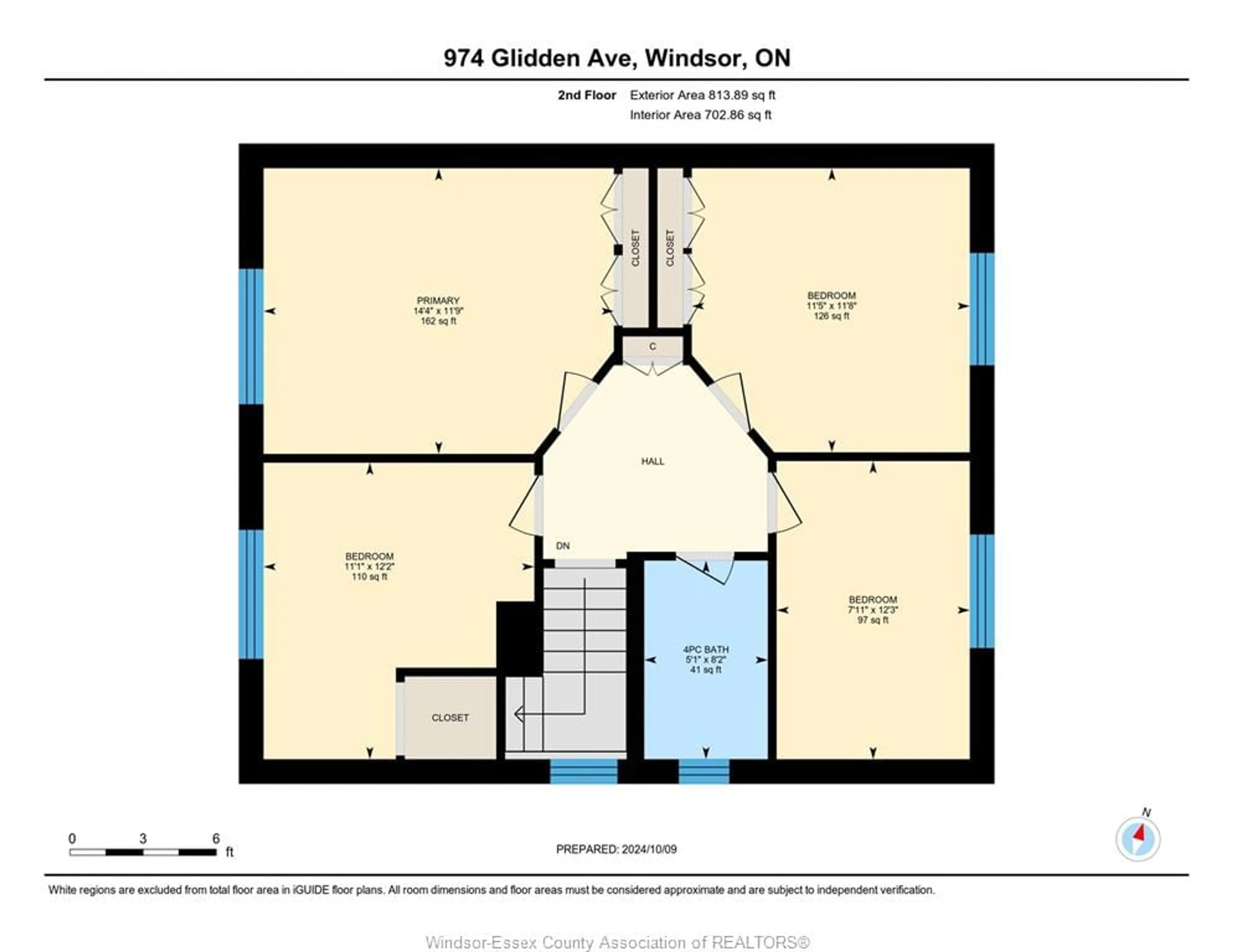 Floor plan for 974 GLIDDEN, Windsor Ontario N8S 2N7