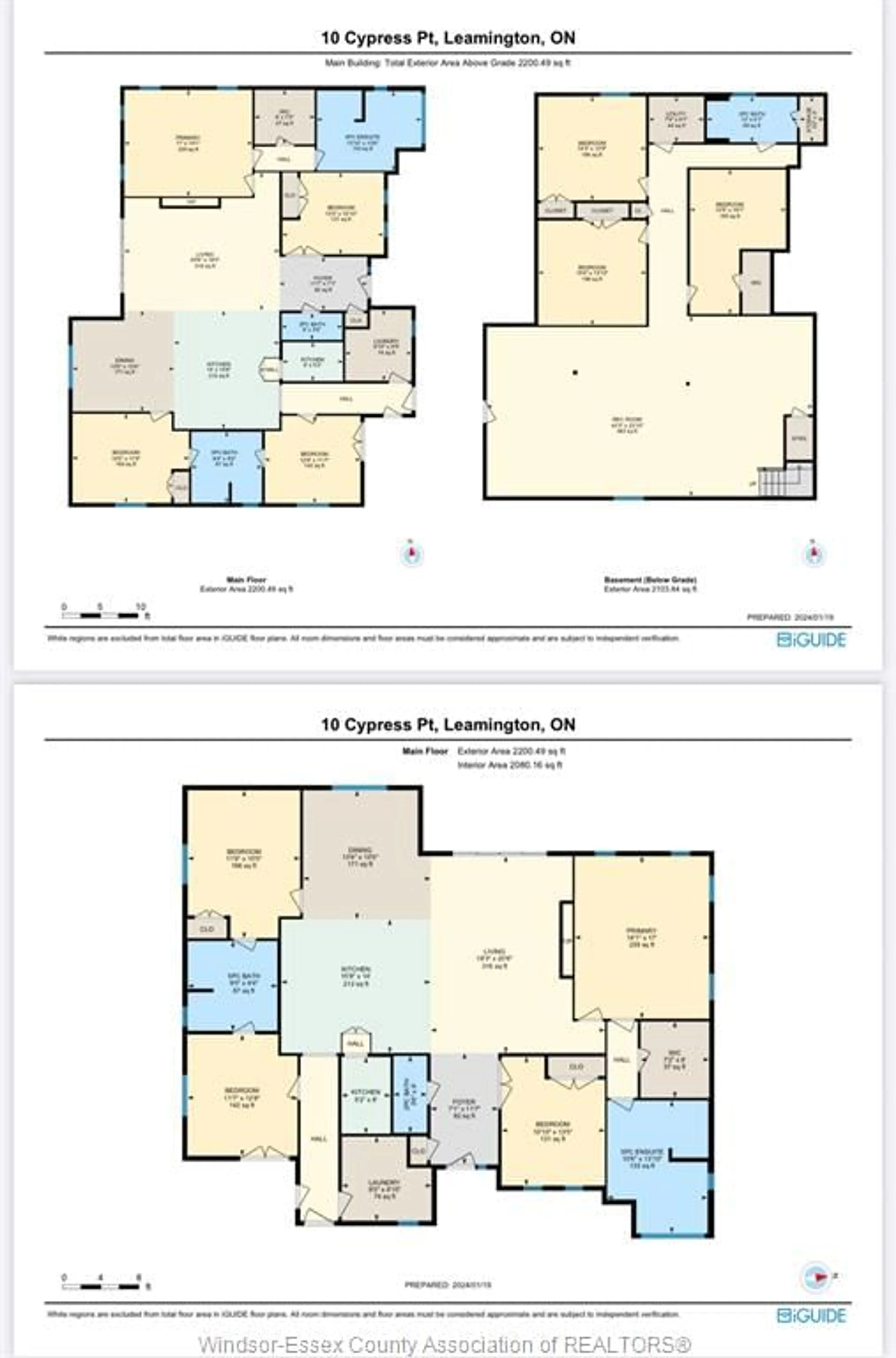 Floor plan for 11 CYPRESS POINTE, Leamington Ontario N8H 0G1