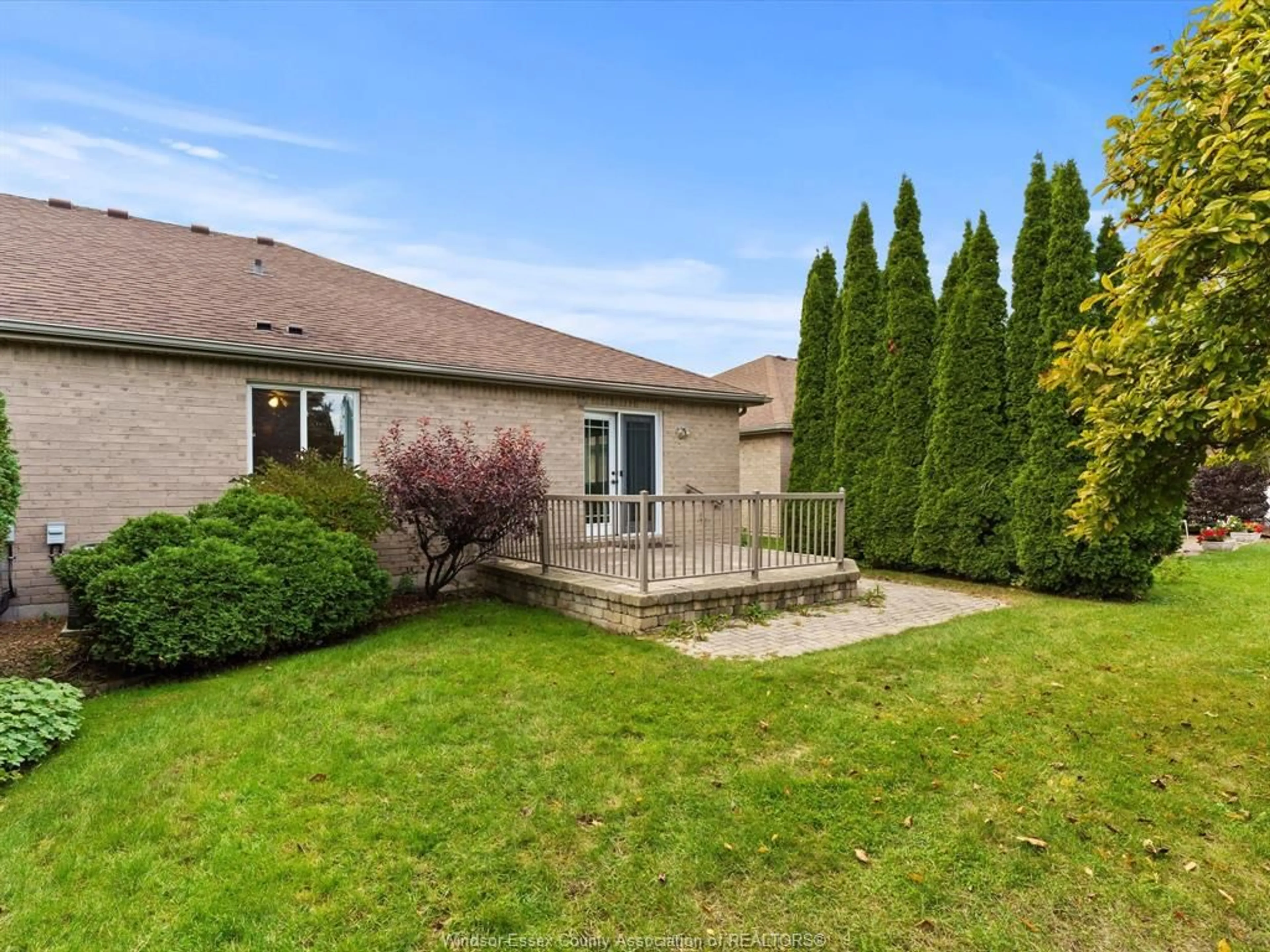 Frontside or backside of a home, the fenced backyard for 578 RODFAM, Windsor Ontario N9G 2W1