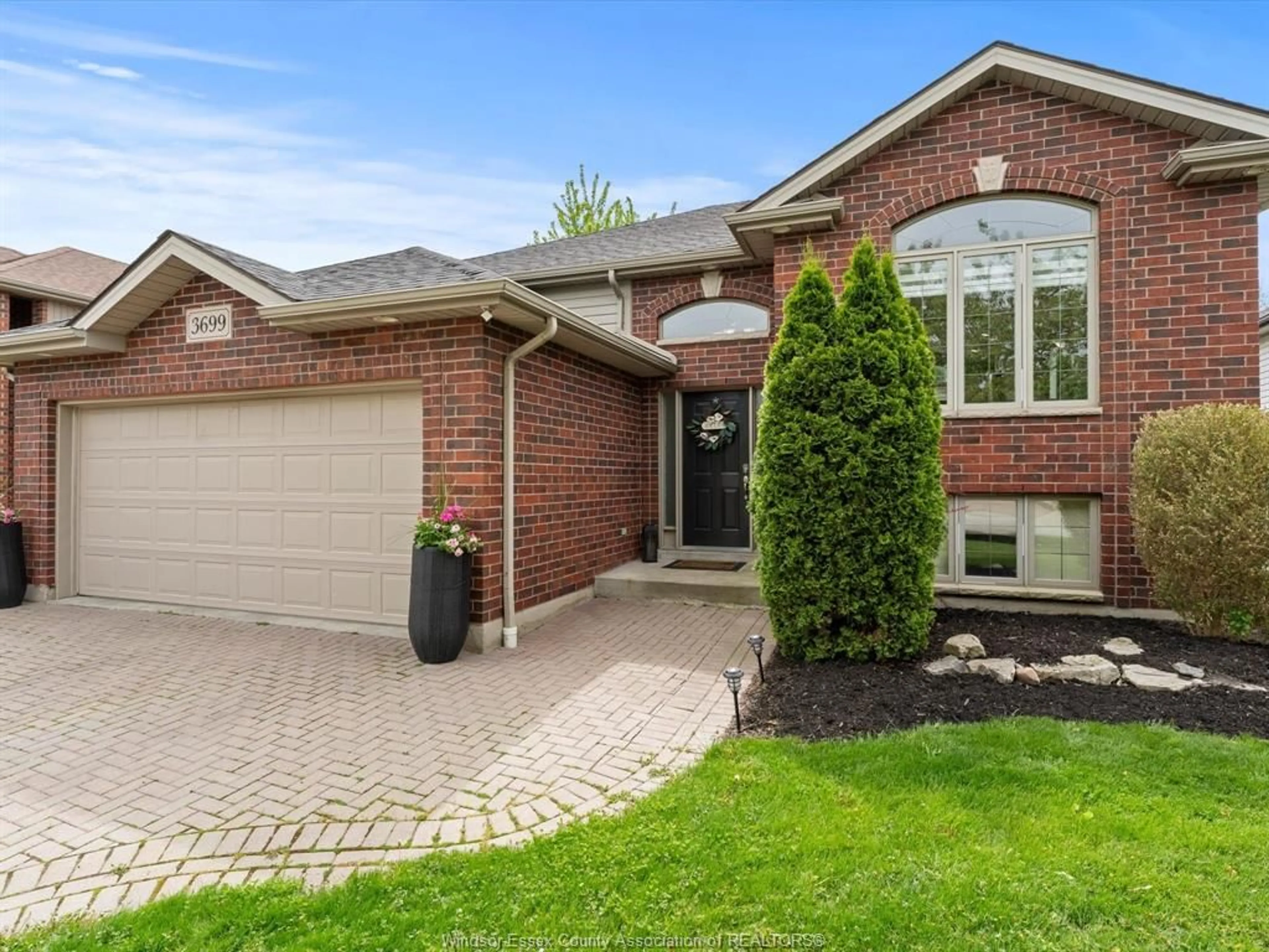 Home with brick exterior material for 3699 DEERBROOK Dr, Windsor Ontario N8R 2E6