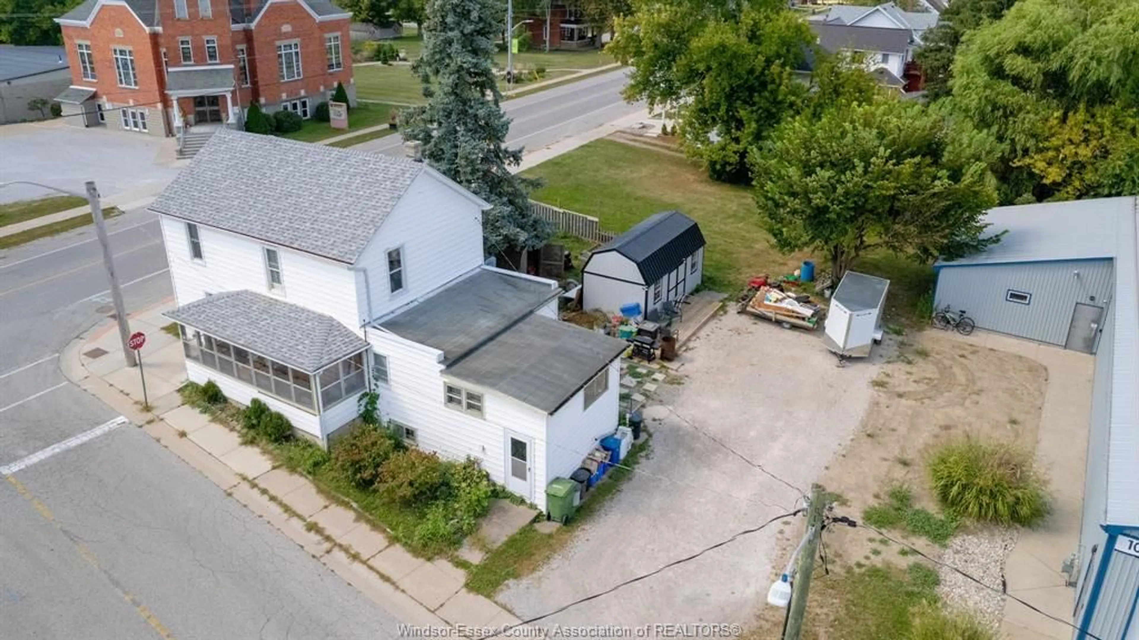 Frontside or backside of a home, the street view for 134 COUNTY RD 34, Cottam Ontario N0R 1B0