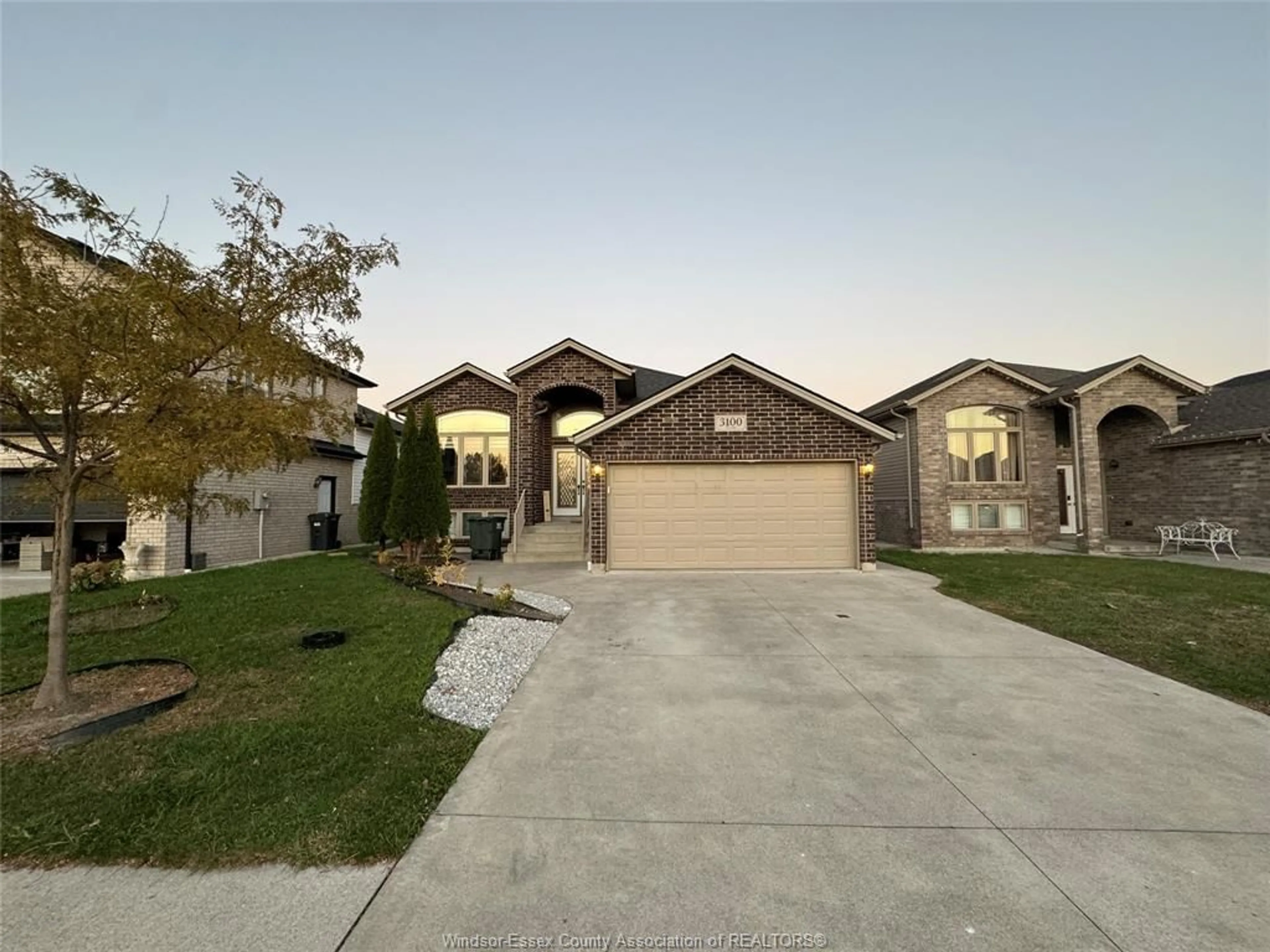 Frontside or backside of a home, the street view for 3100 ARPINO, Windsor Ontario N8N 0A7