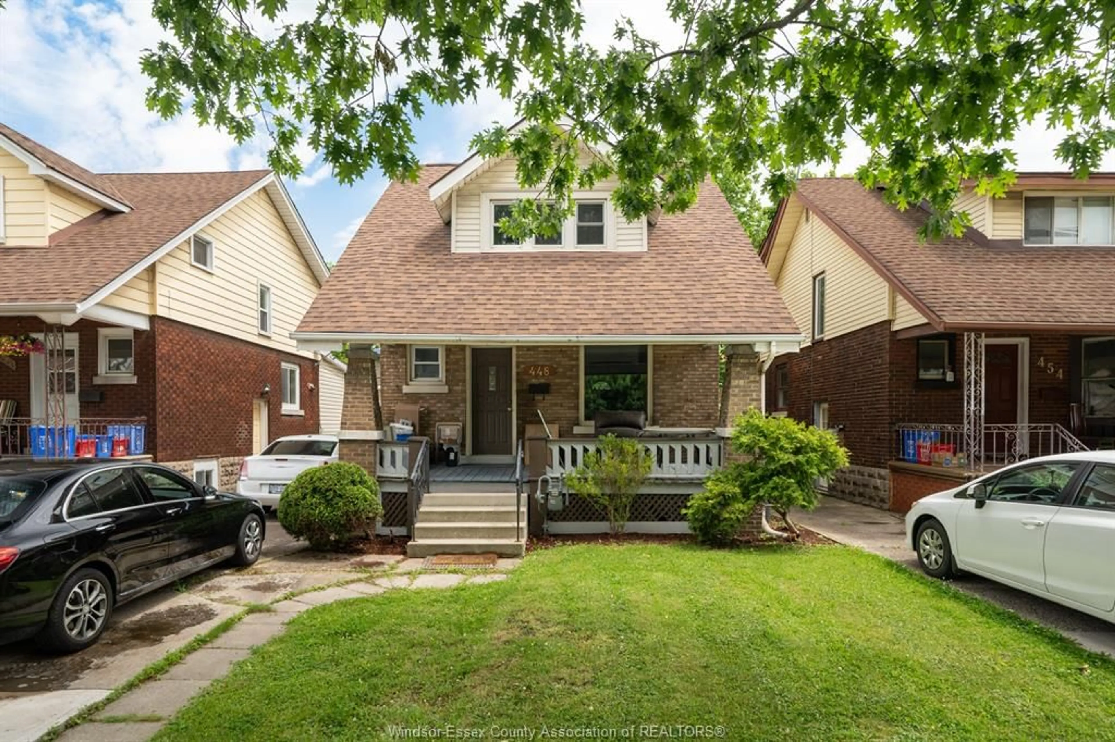 Frontside or backside of a home, the street view for 448 RANKIN Ave, Windsor Ontario N9B 2R7