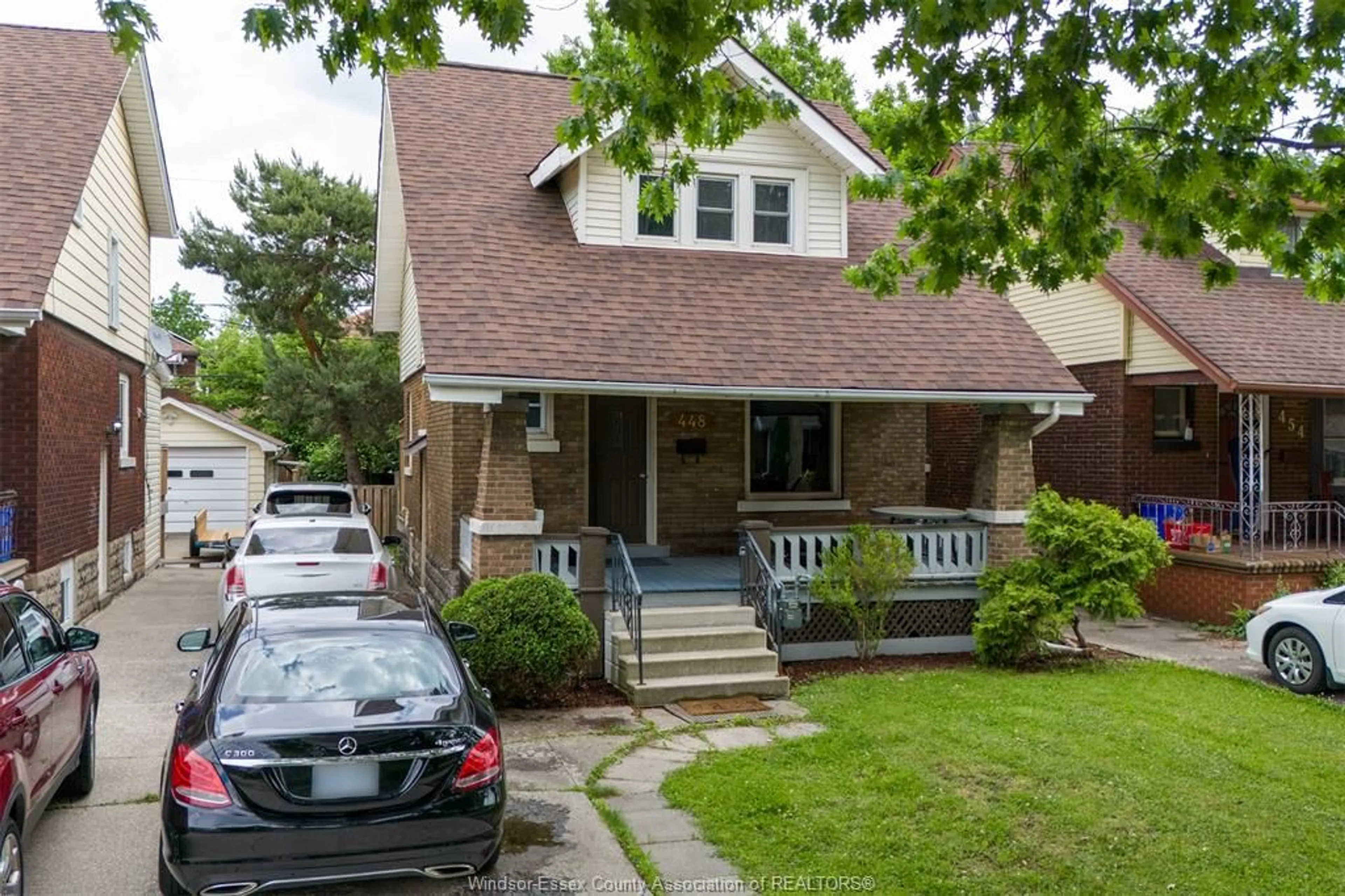 Frontside or backside of a home, the street view for 448 RANKIN Ave, Windsor Ontario N9B 2R7