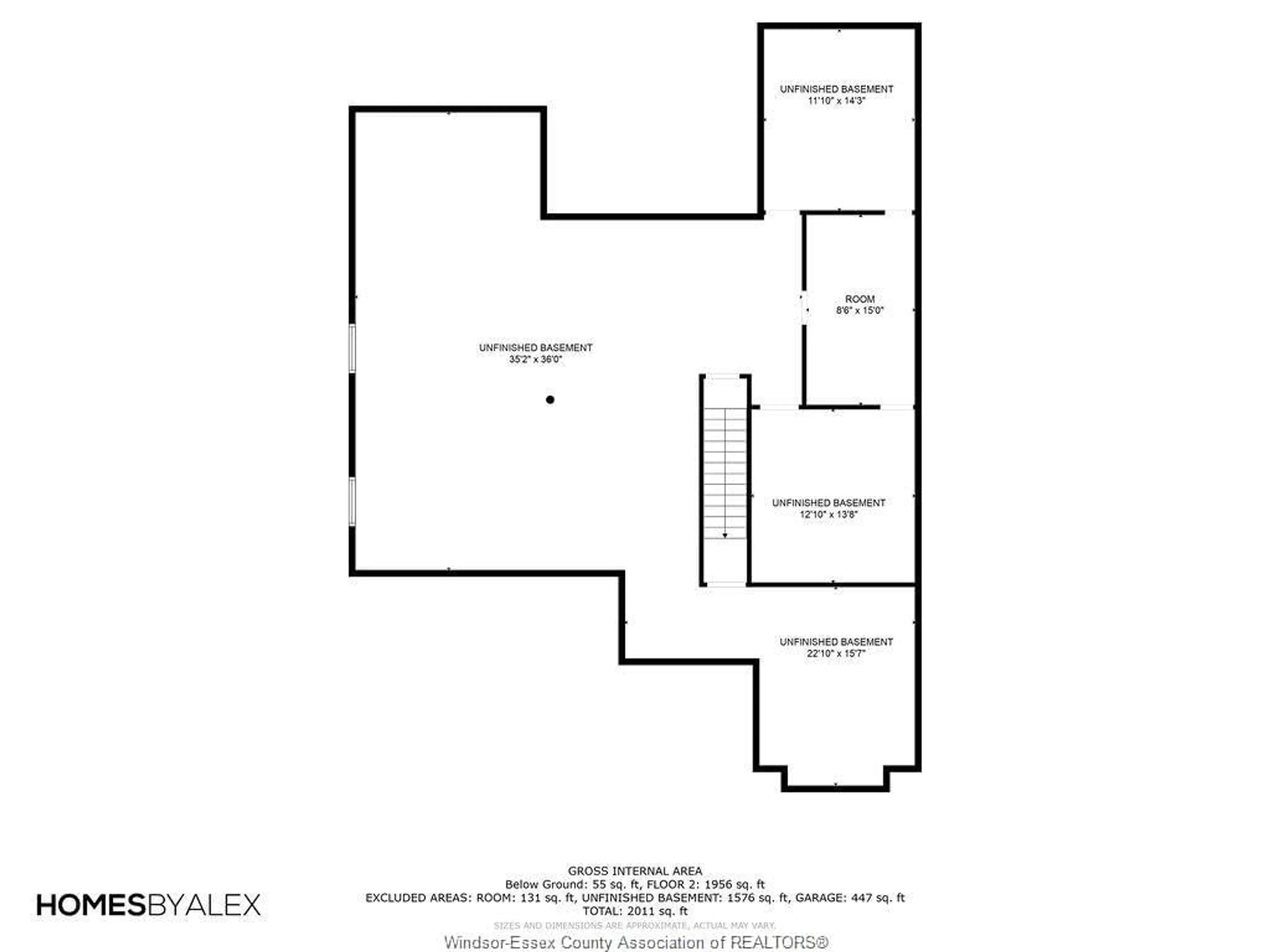 Floor plan for LOT 10 LASALLE WOODS Blvd, LaSalle Ontario N9H 0L6