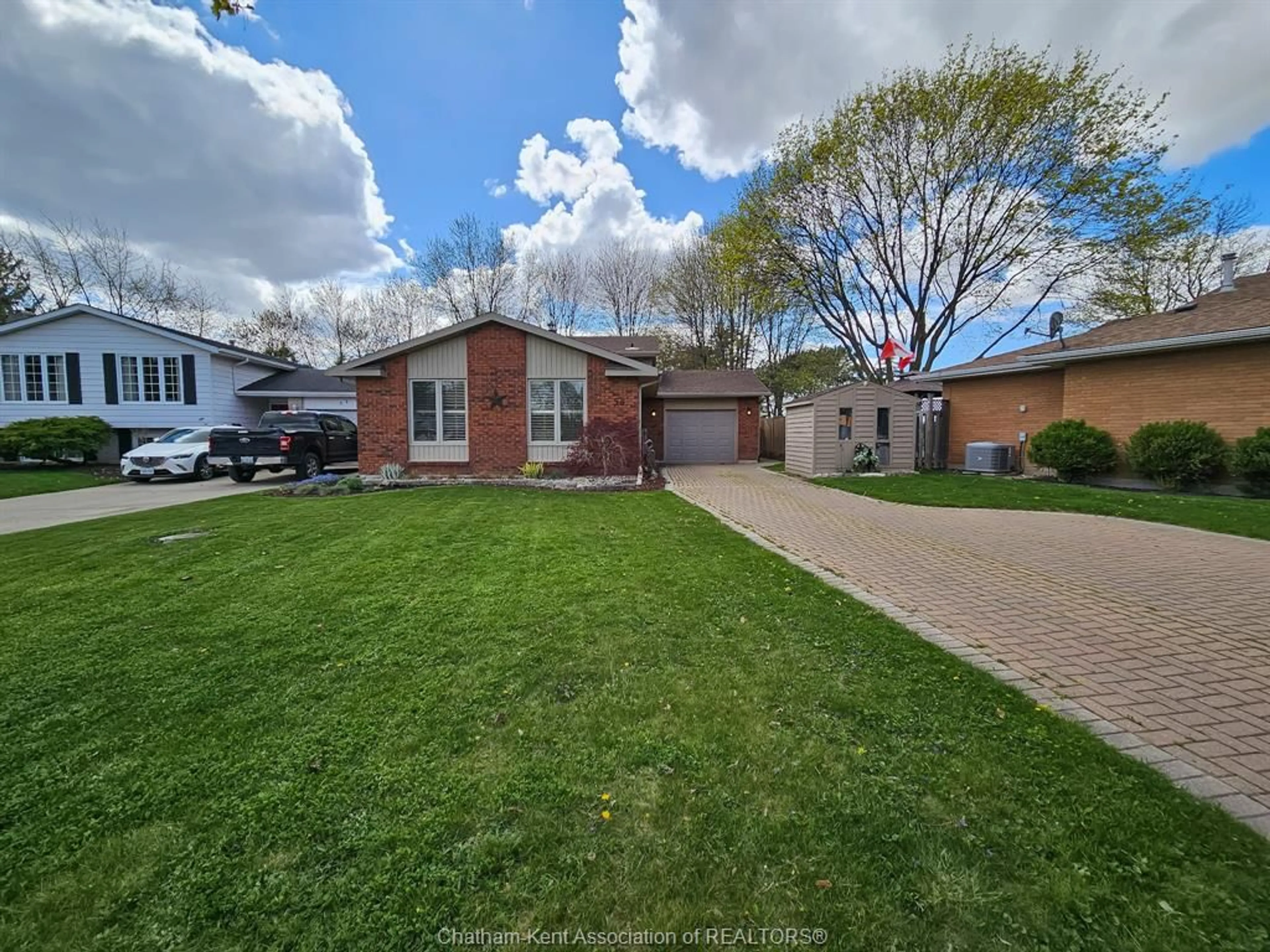 Frontside or backside of a home, the street view for 56 Collegiate Dr, Chatham Ontario N7L 4R1