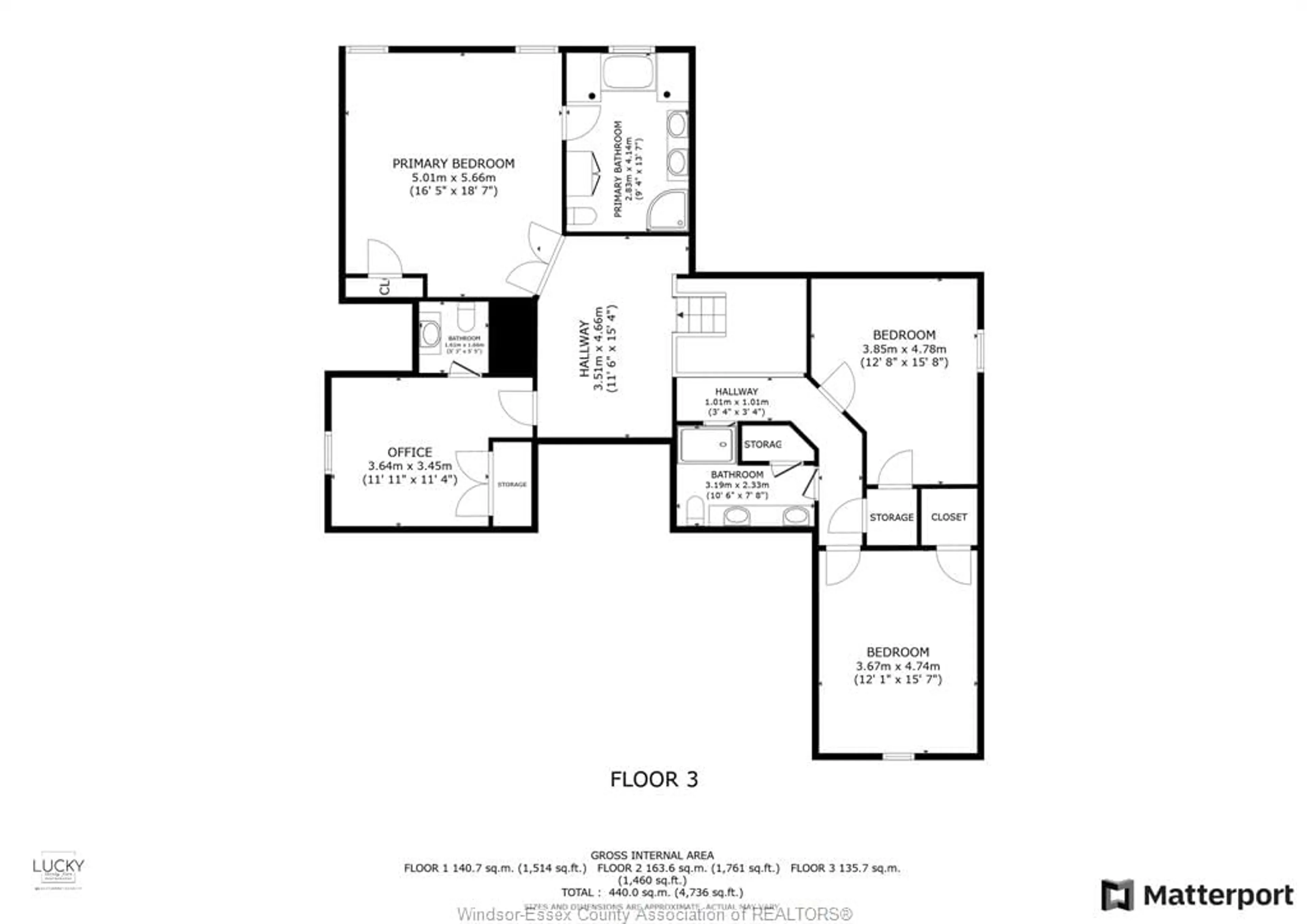 Floor plan for 435 COUNTRY CLUB Dr, Windsor Ontario N9G 3G9