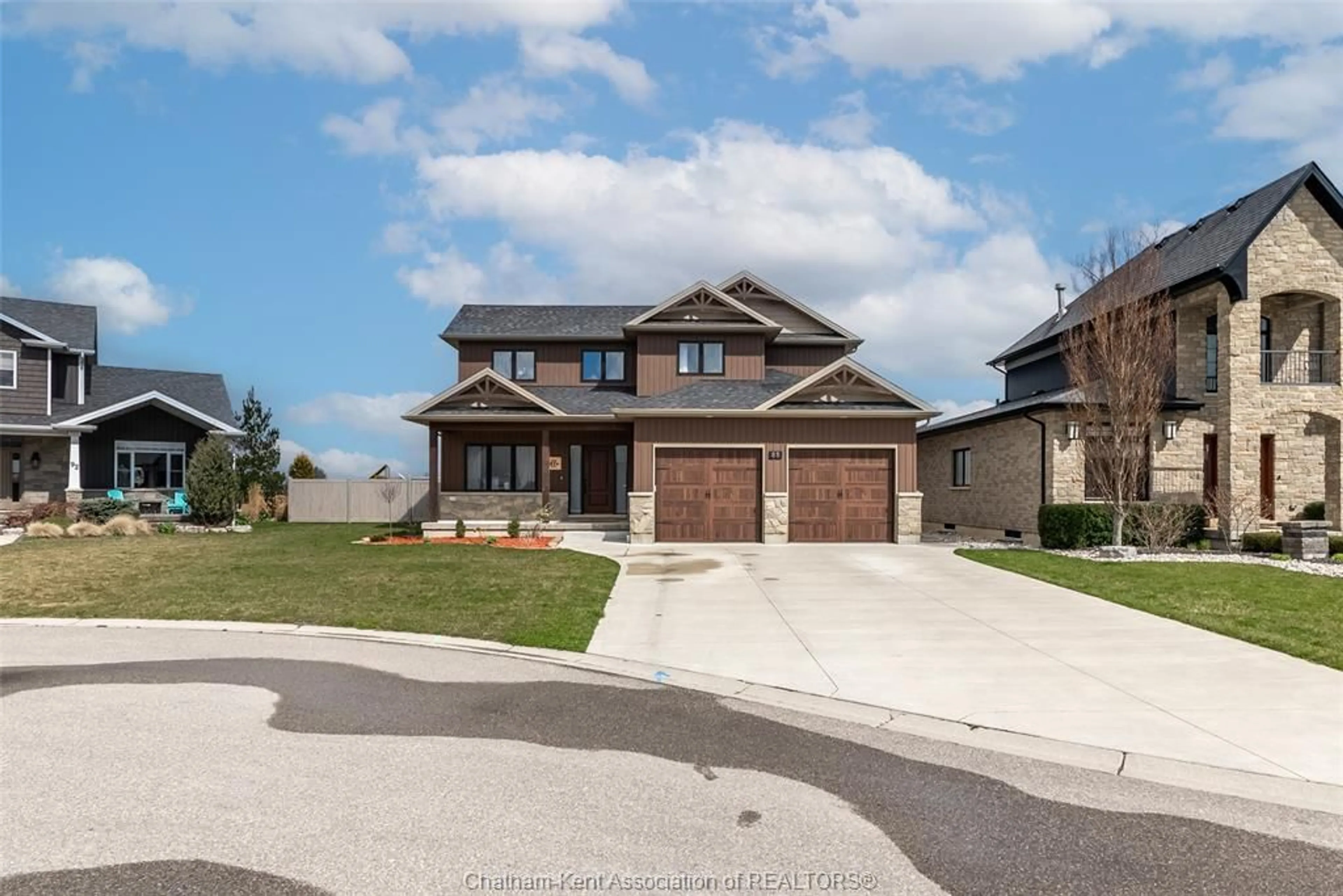 Frontside or backside of a home, the street view for 88 Leisure Lane, Dresden Ontario N0P 1M0