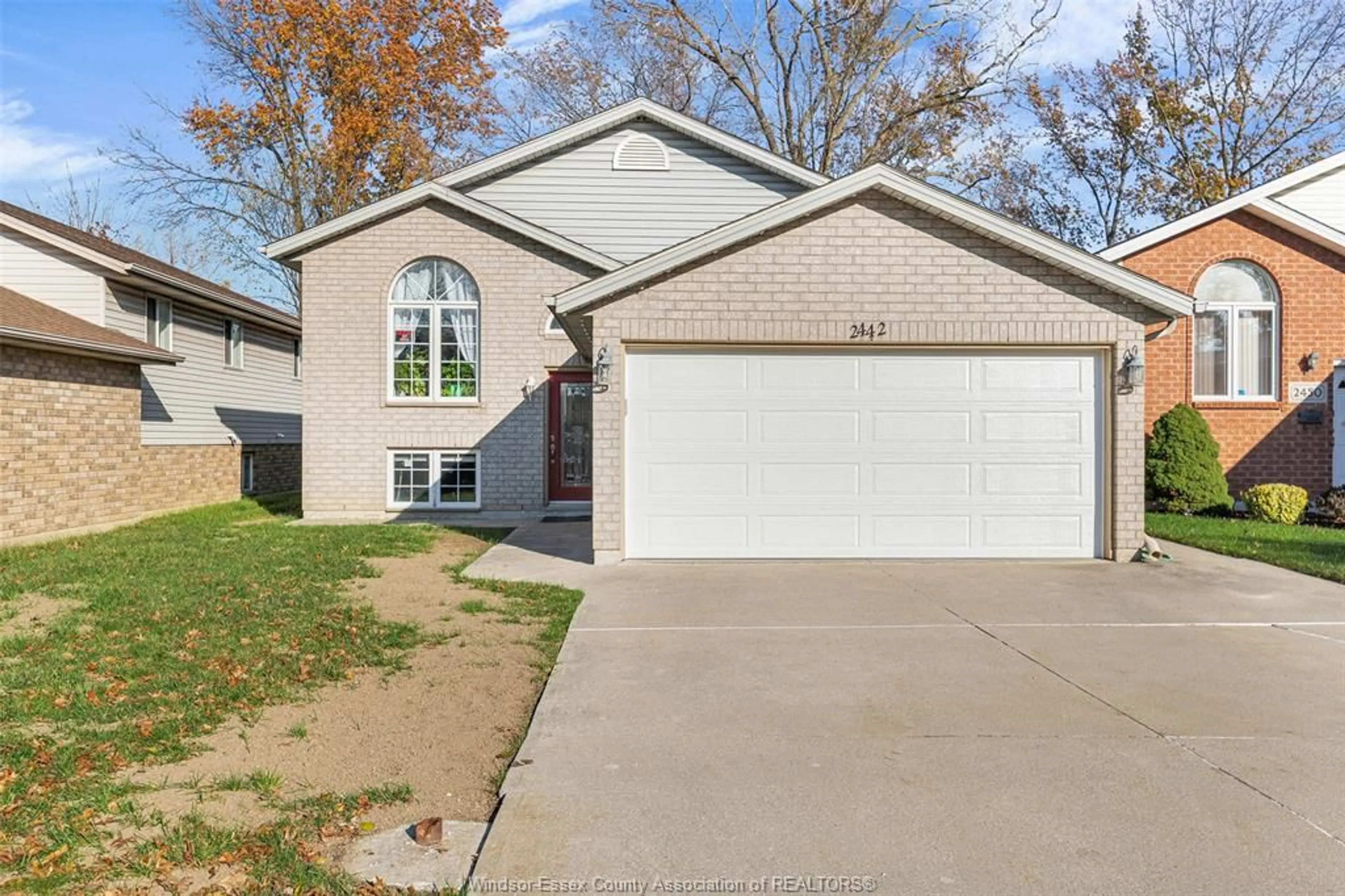 Frontside or backside of a home, the street view for 2442 ST. CLAIR, Windsor Ontario N9E 4T6