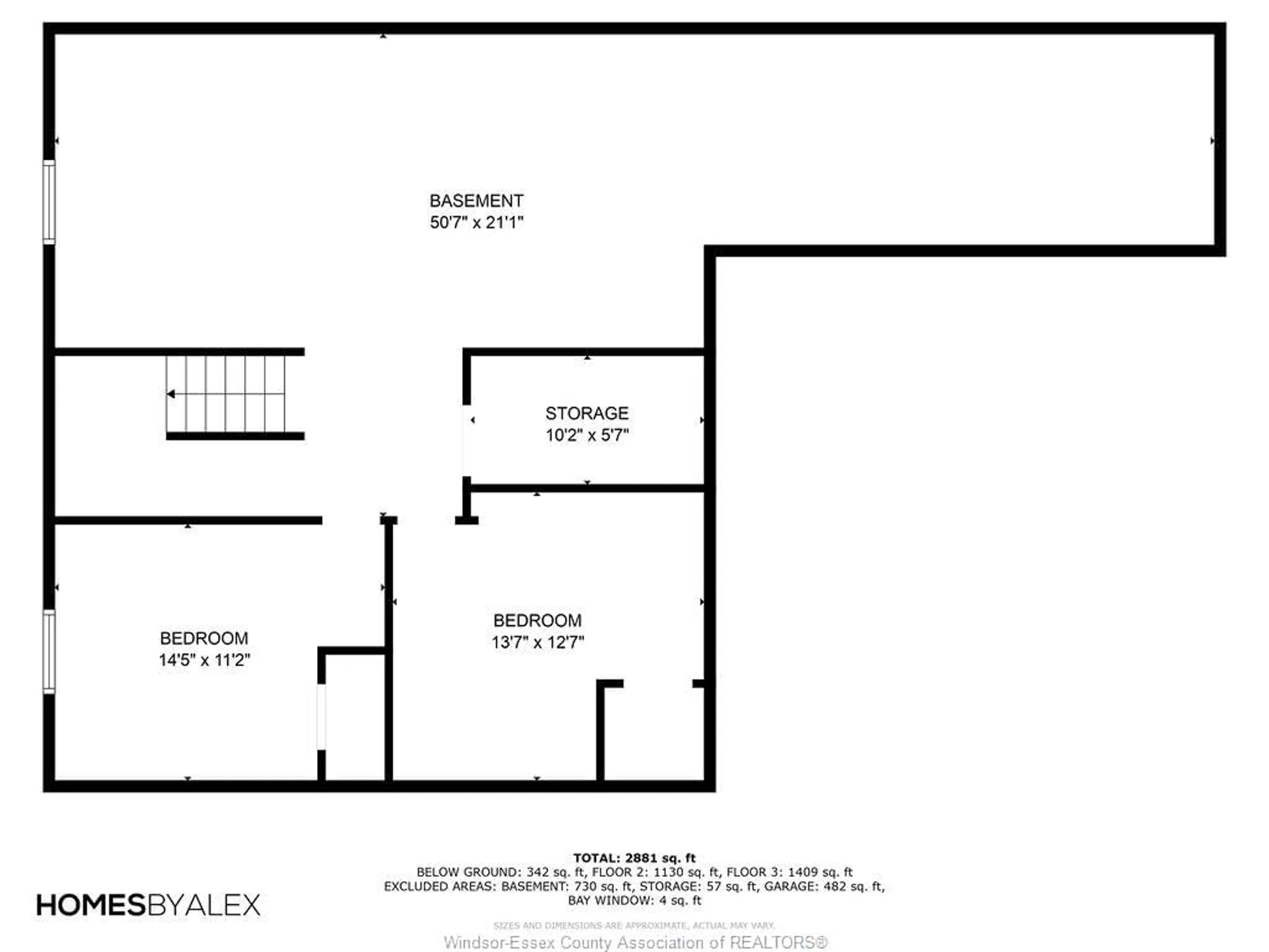 Floor plan for 924 CHATEAU, Windsor Ontario N8P 0E6