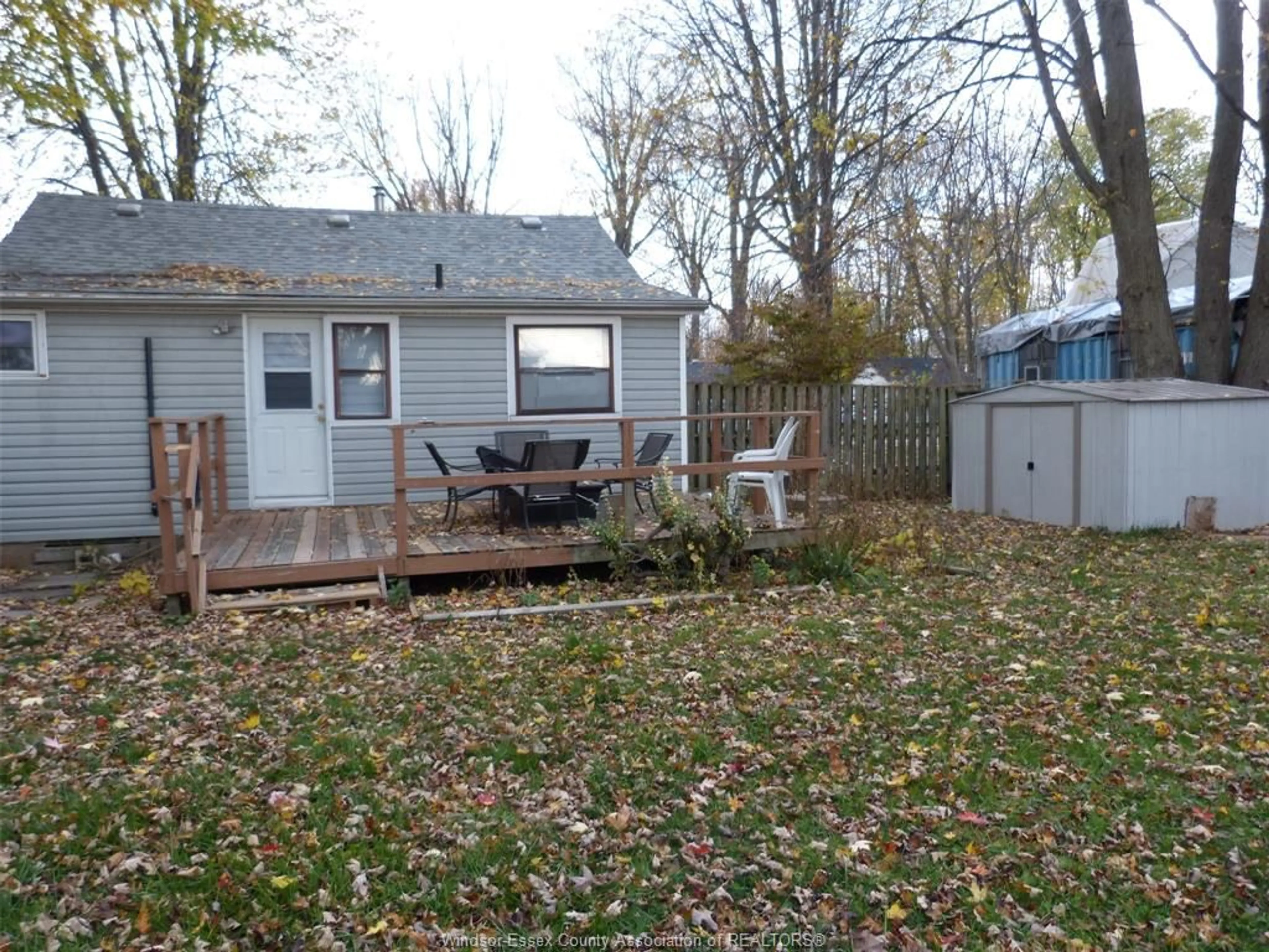 Patio, the fenced backyard for 16 JULIEN Ave, Leamington Ontario N8H 3V7