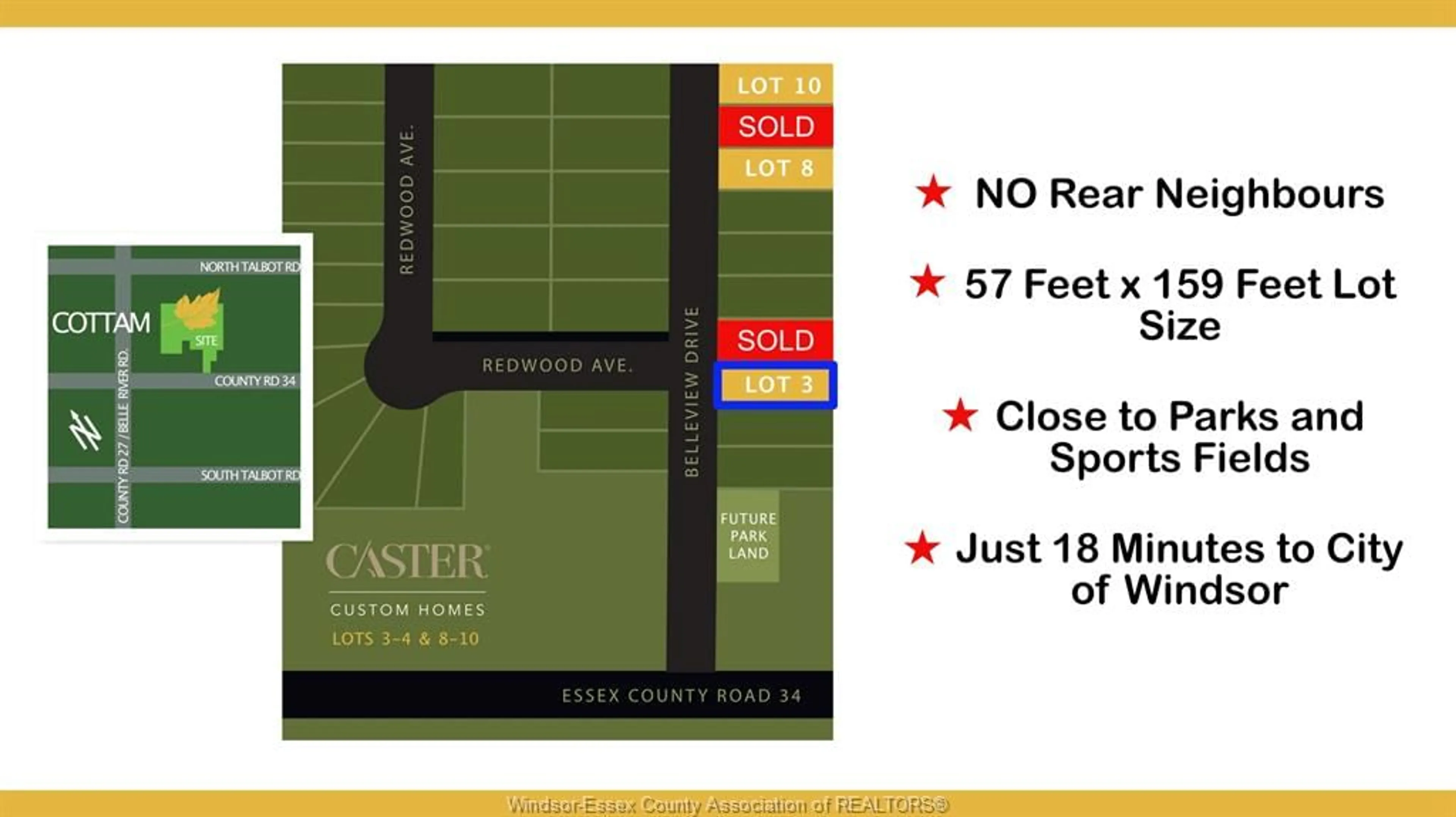 Floor plan for Lot 3 Belleview Dr, Cottam Ontario N0R 1B0