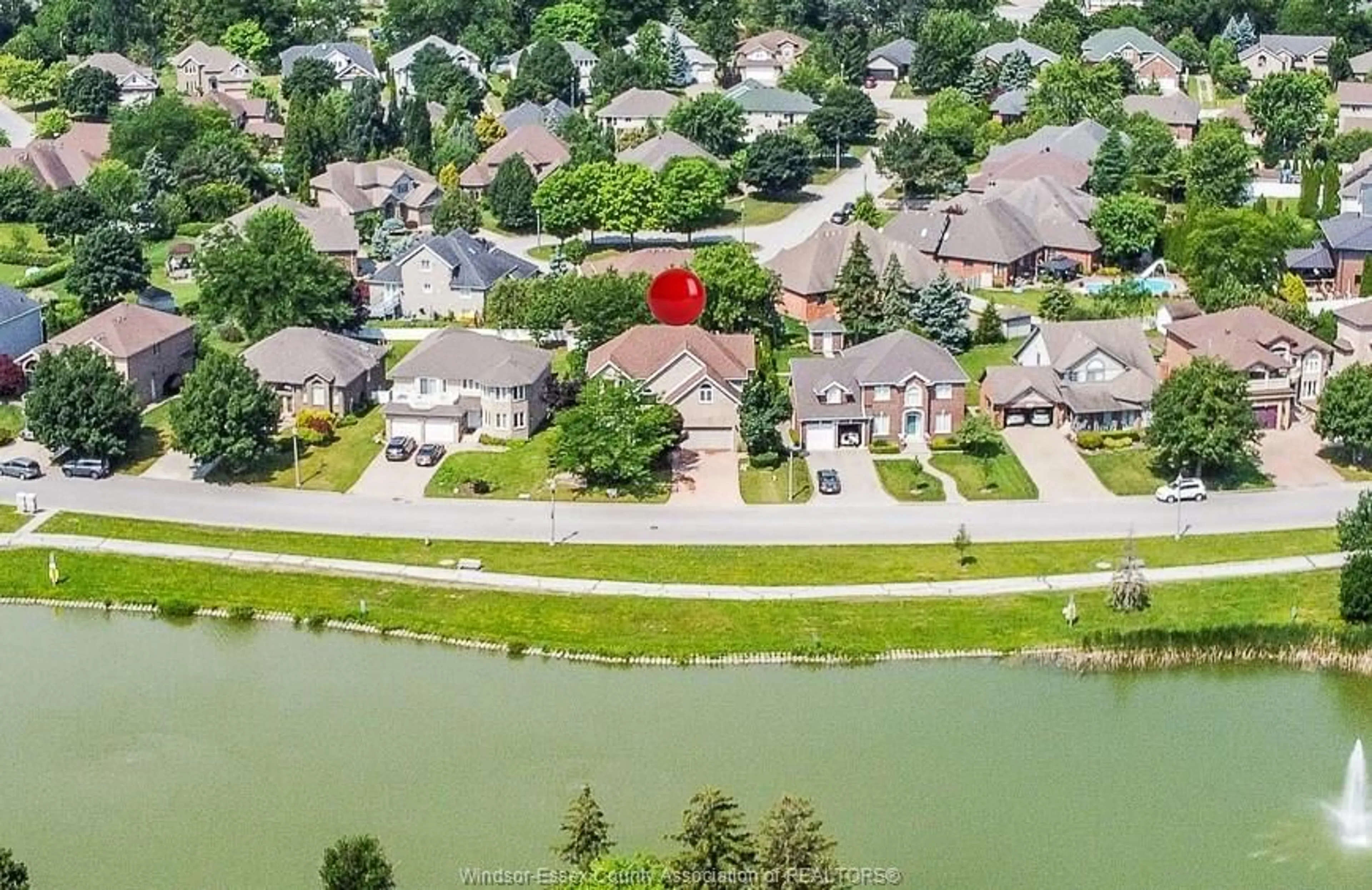 A pic from exterior of the house or condo, the view of lake or river for 4545 SOUTHWOOD LAKES Blvd, Windsor Ontario N9G 2M6