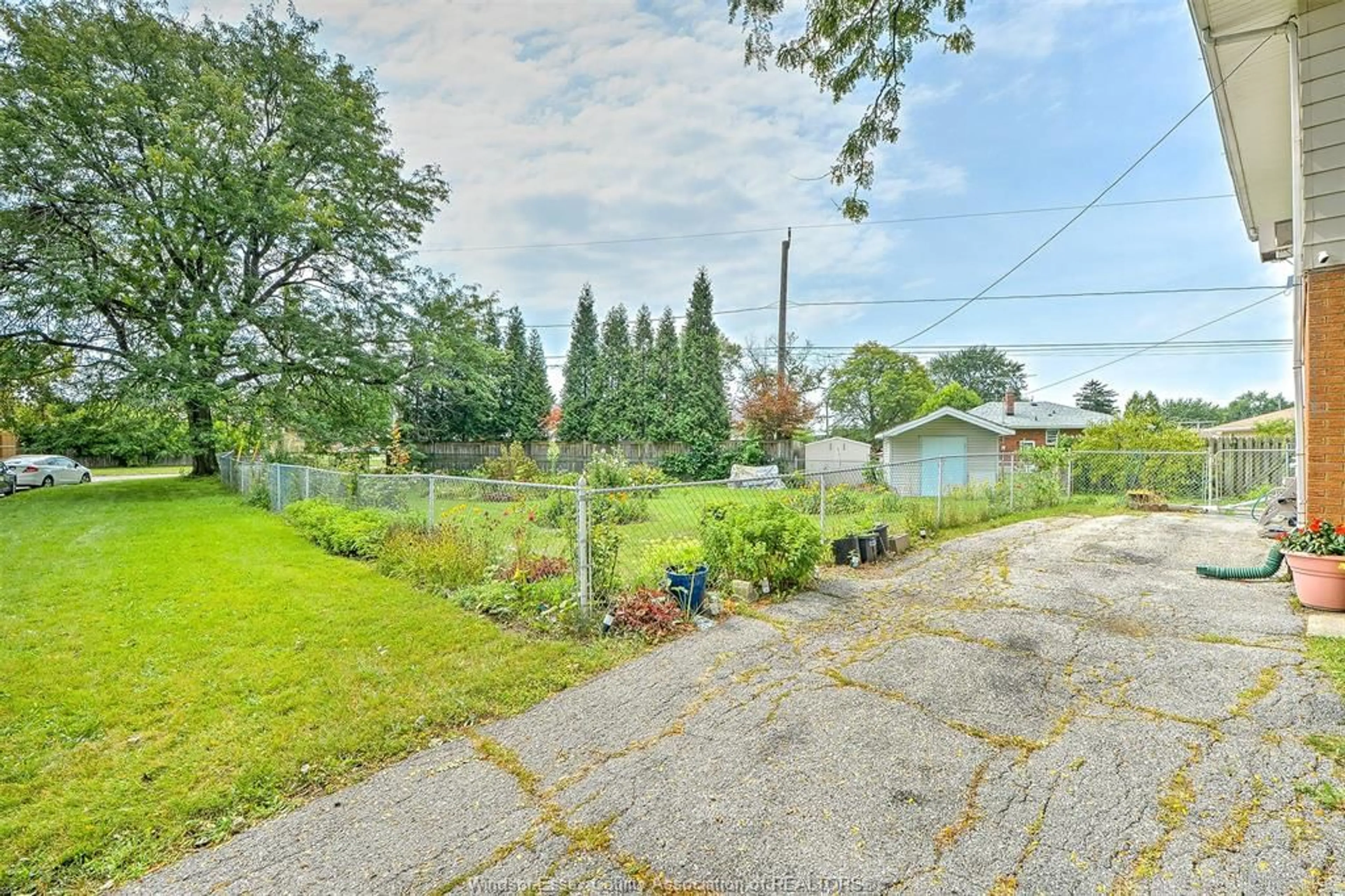 Patio, the fenced backyard for 1567 CURRY Ave, Windsor Ontario N9B 2B3