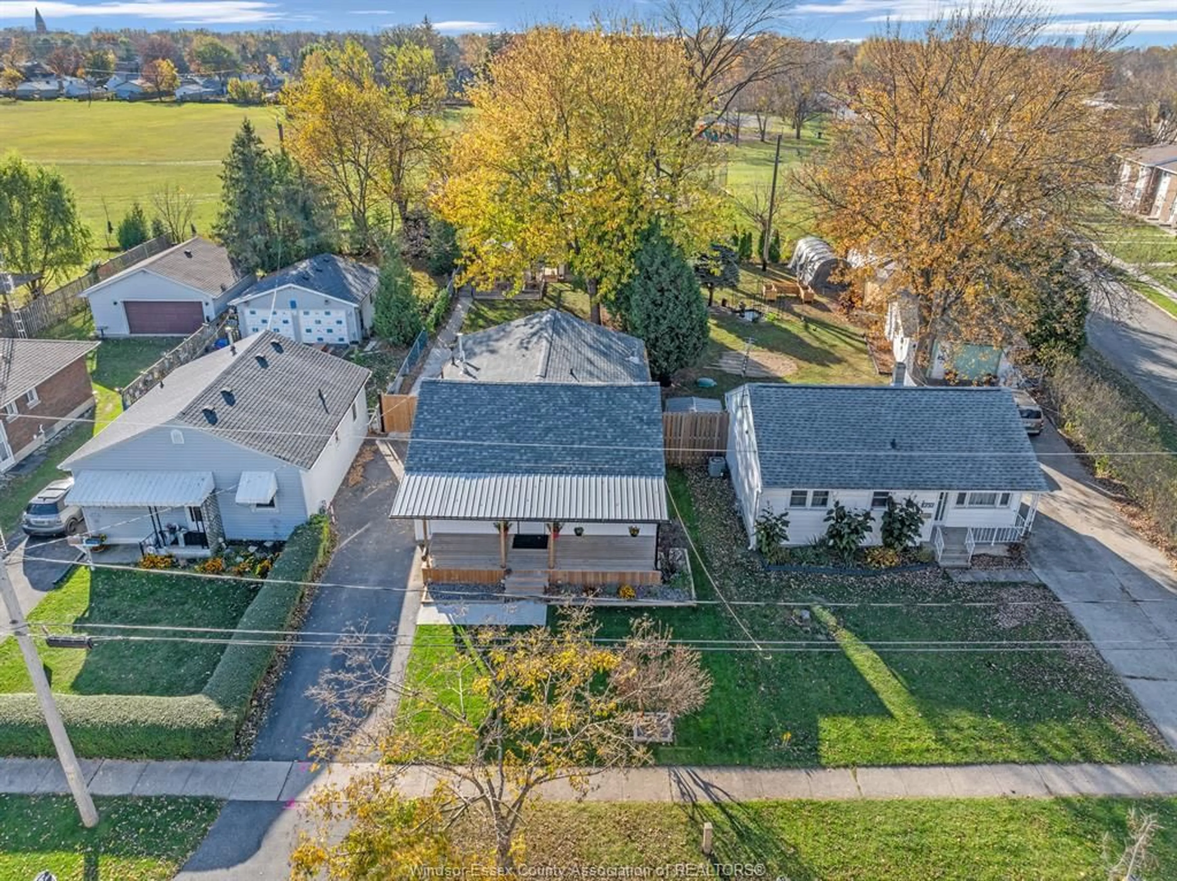 Frontside or backside of a home, the fenced backyard for 1763 FERNDALE, Windsor Ontario N8T 2K7