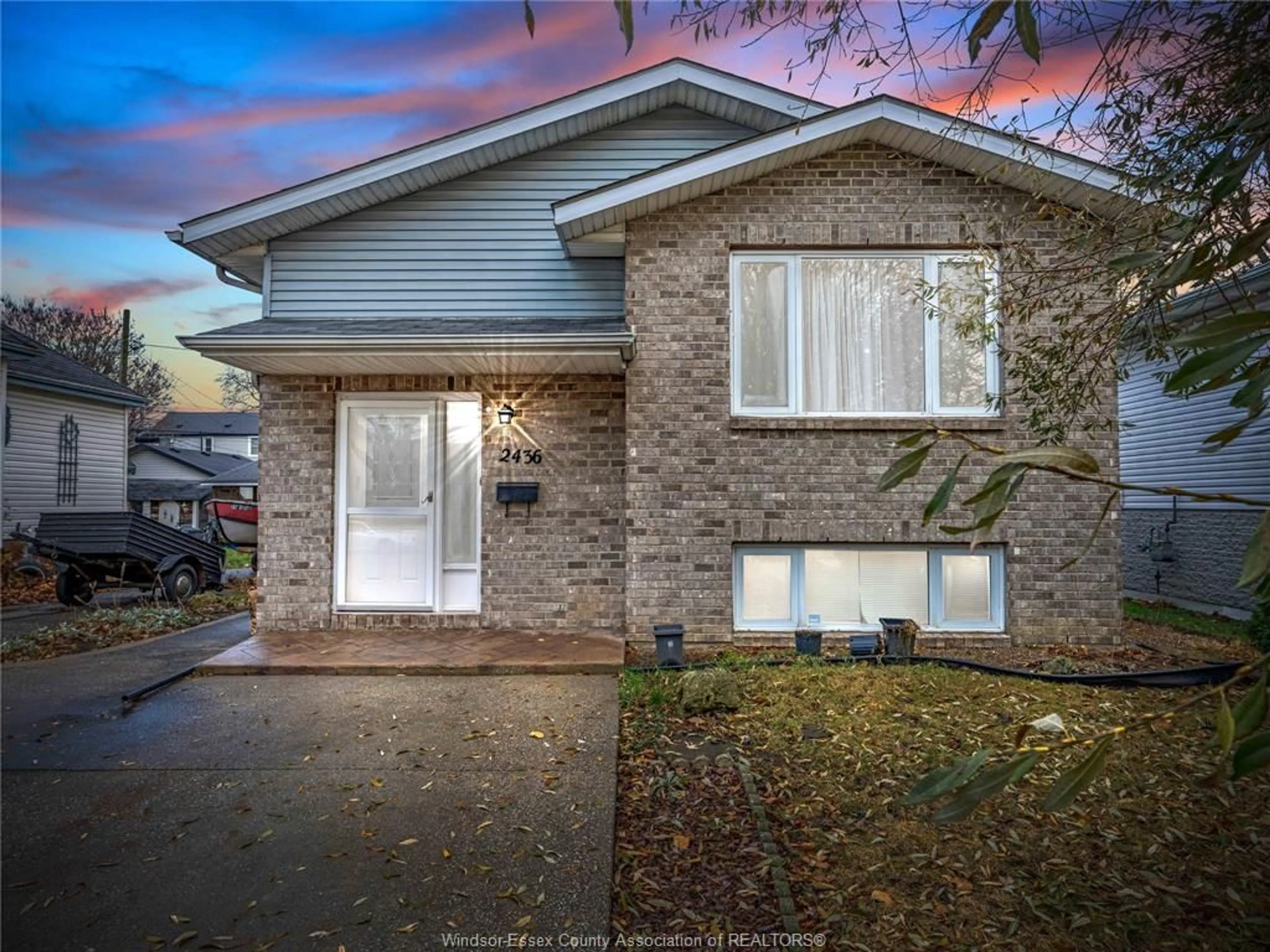 Home with brick exterior material, street for 2436 TOURANGEAU Rd, Windsor Ontario N8W 4N7