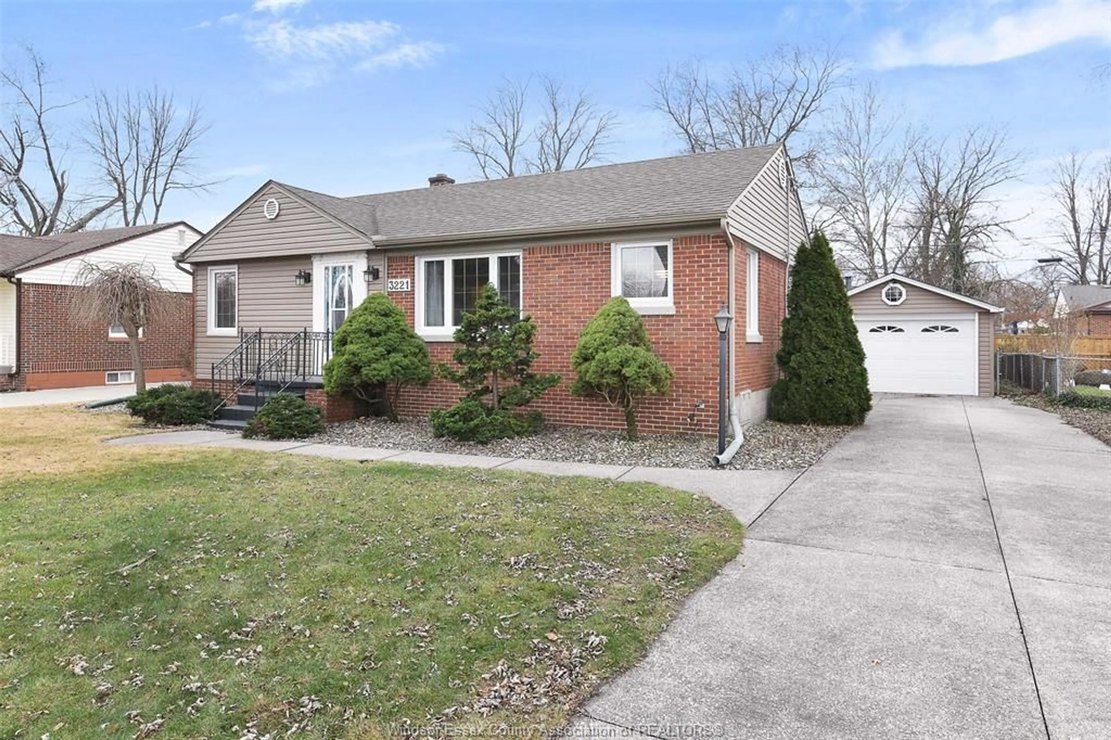 Home with brick exterior material, street for 3221 LONGFELLOW, Windsor Ontario N9E 2L4