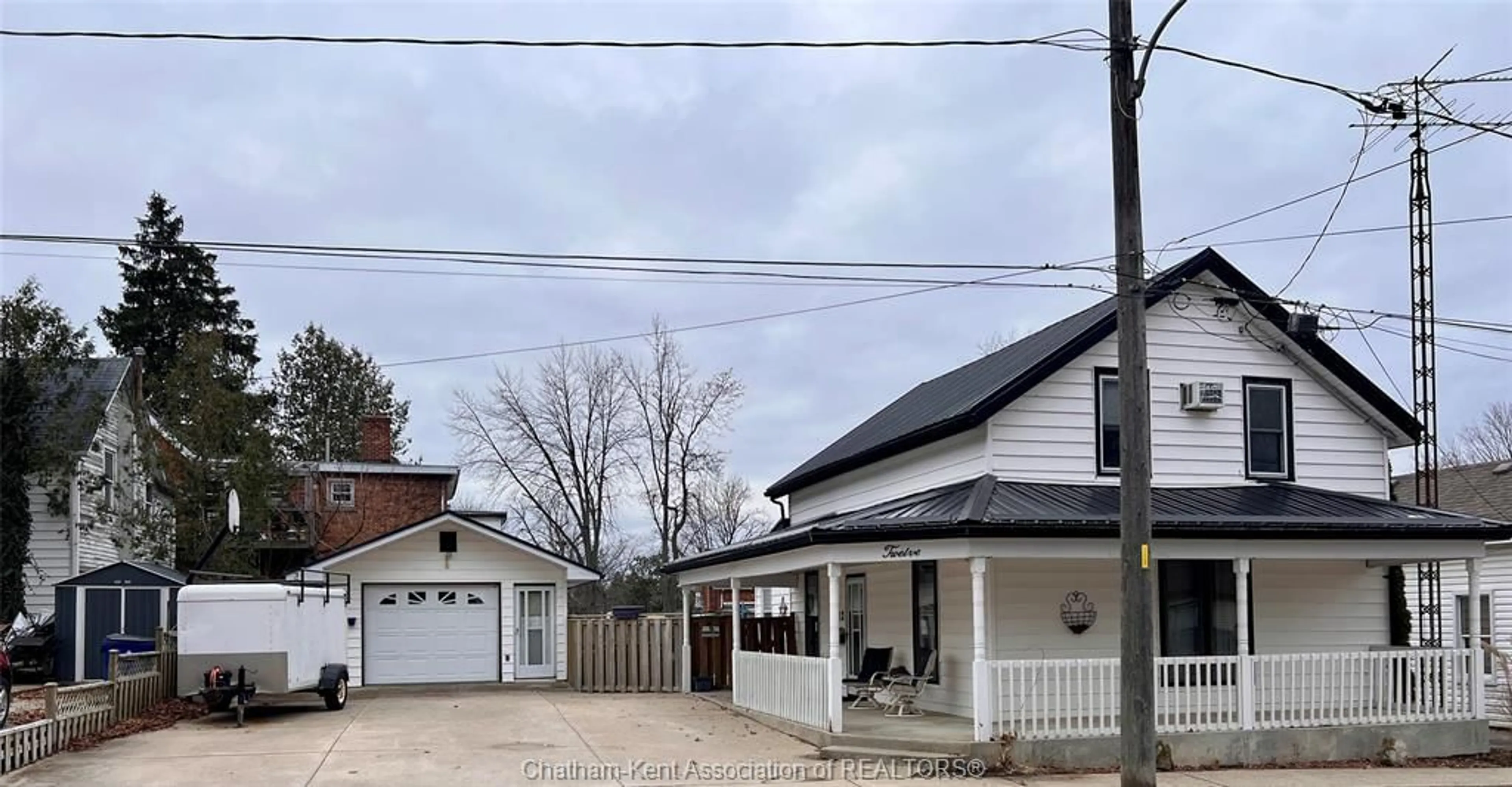 A pic from outside/outdoor area/front of a property/back of a property/a pic from drone, street for 12 Lumley St, Blenheim Ontario N0P 1A0