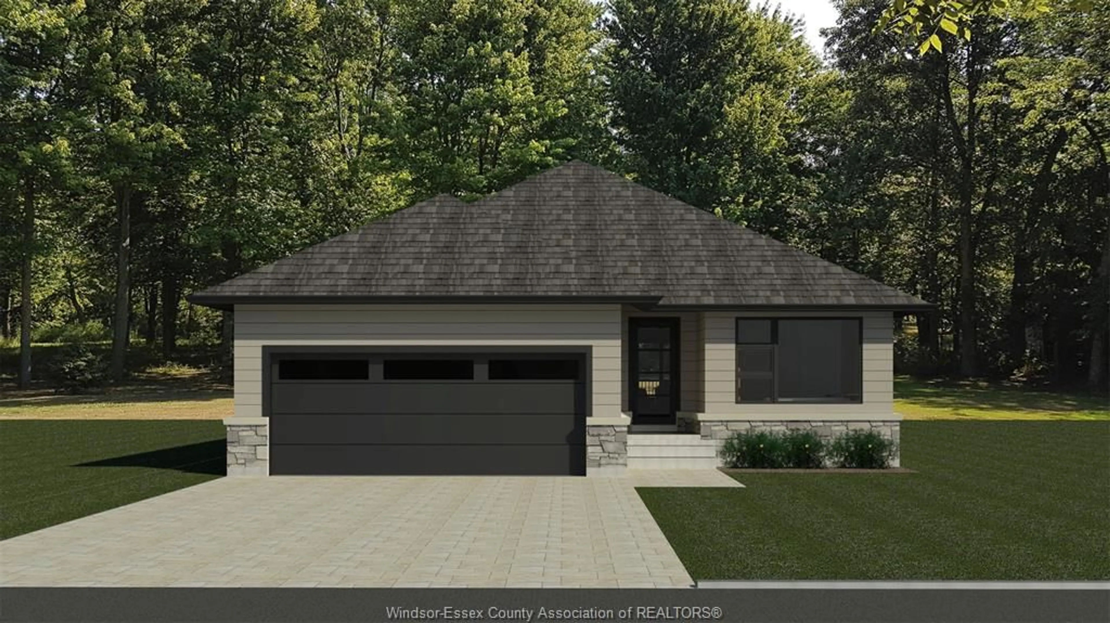 Home with brick exterior material, street for 65 BELLEVIEW Dr, Gosfield North Ontario N0R 1B0