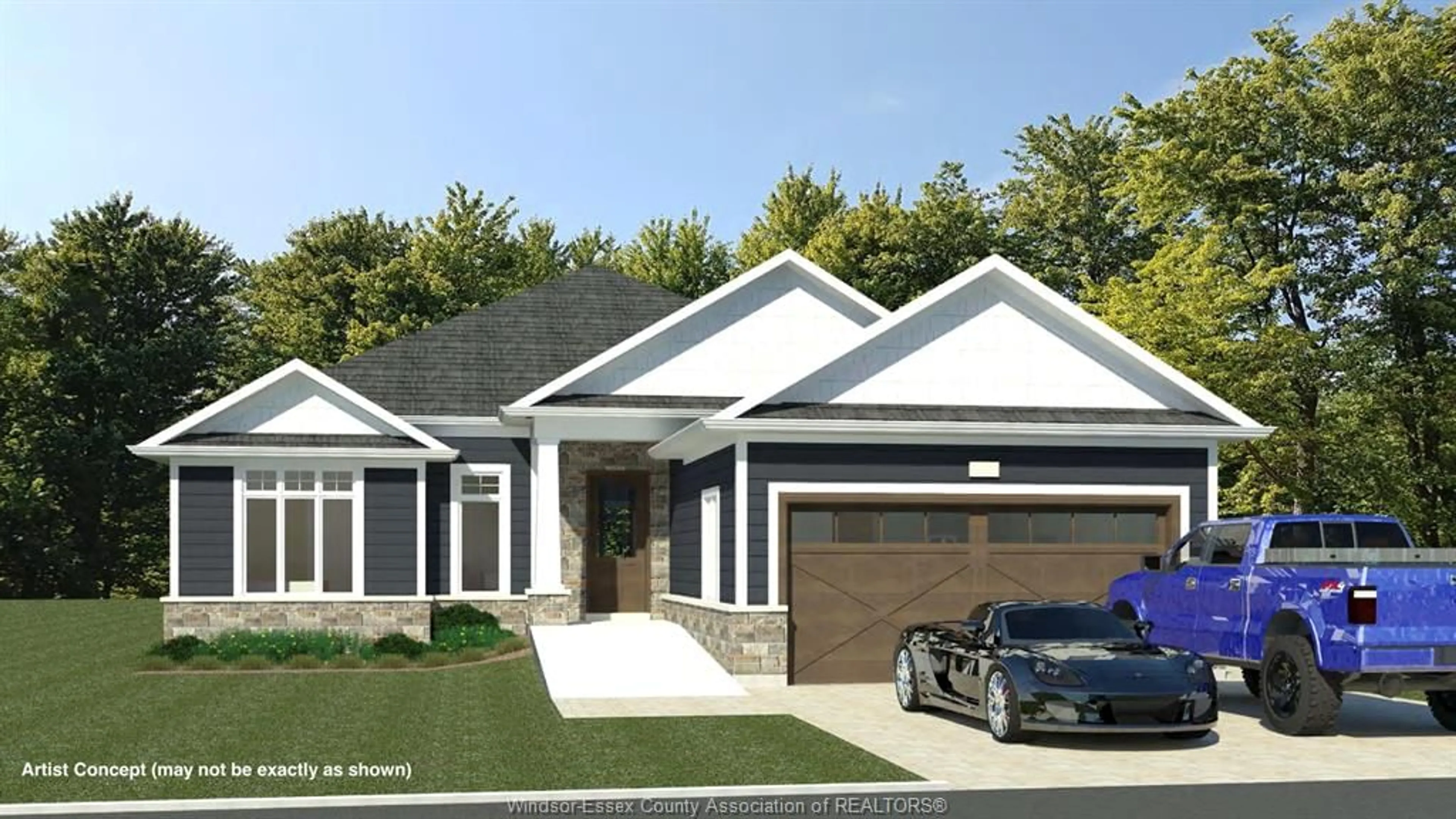 Home with brick exterior material, street for 88 BELLEVIEW Dr, Gosfield North Ontario N0R 1B0