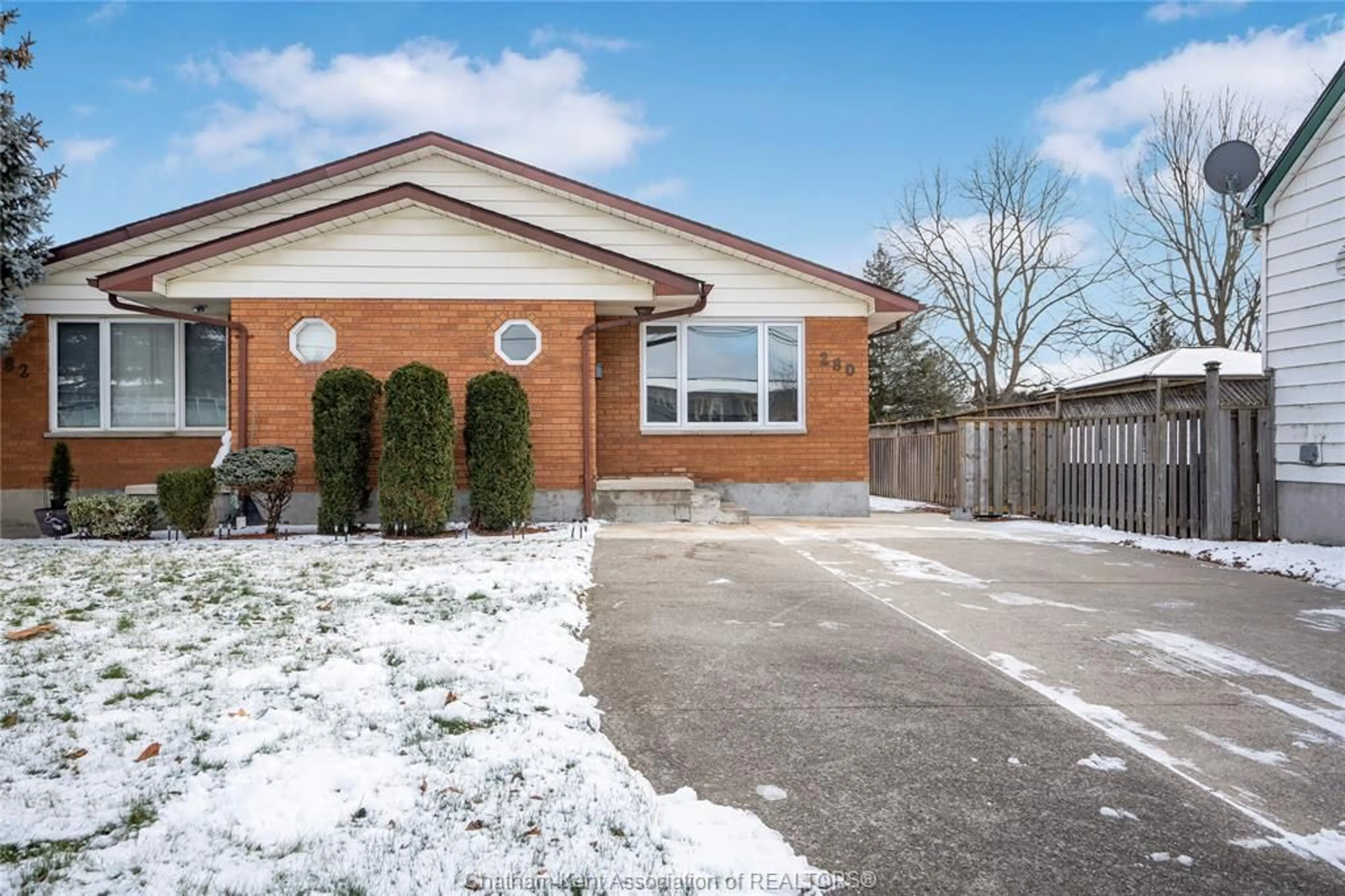 Home with brick exterior material, street for 280 McNaughton Ave, Chatham Ontario N7L 2G8