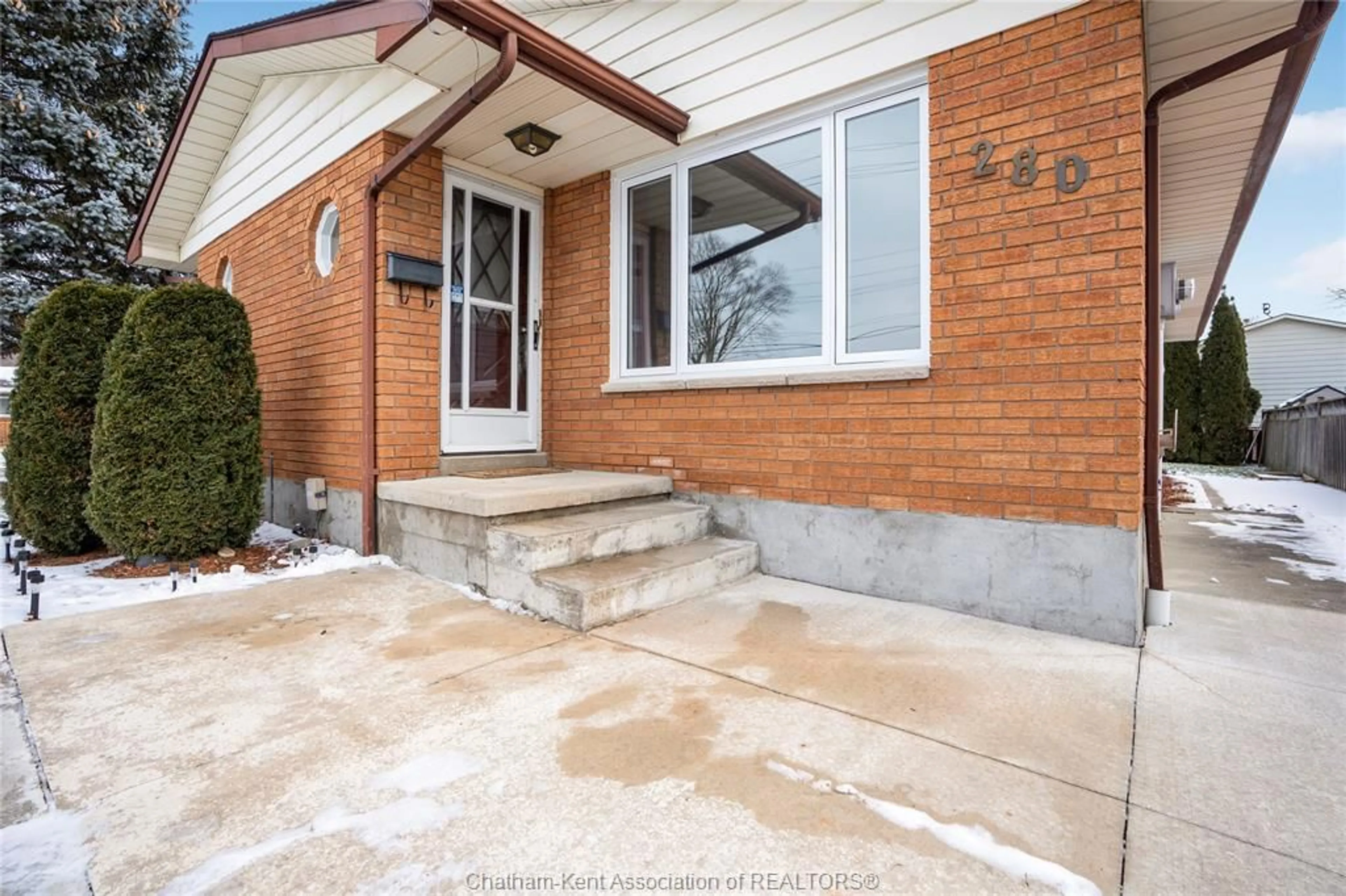 Home with brick exterior material, street for 280 McNaughton Ave, Chatham Ontario N7L 2G8