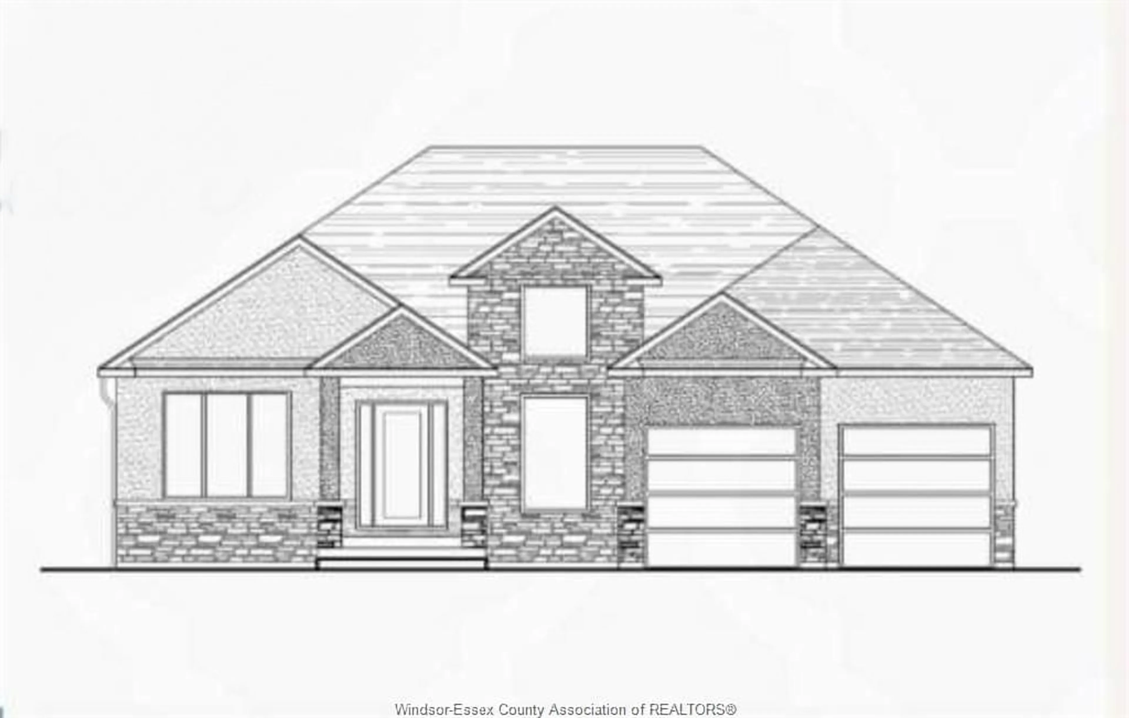 Home with brick exterior material, street for 268 JOAN FLOOD, Essex Ontario N8M 3E9