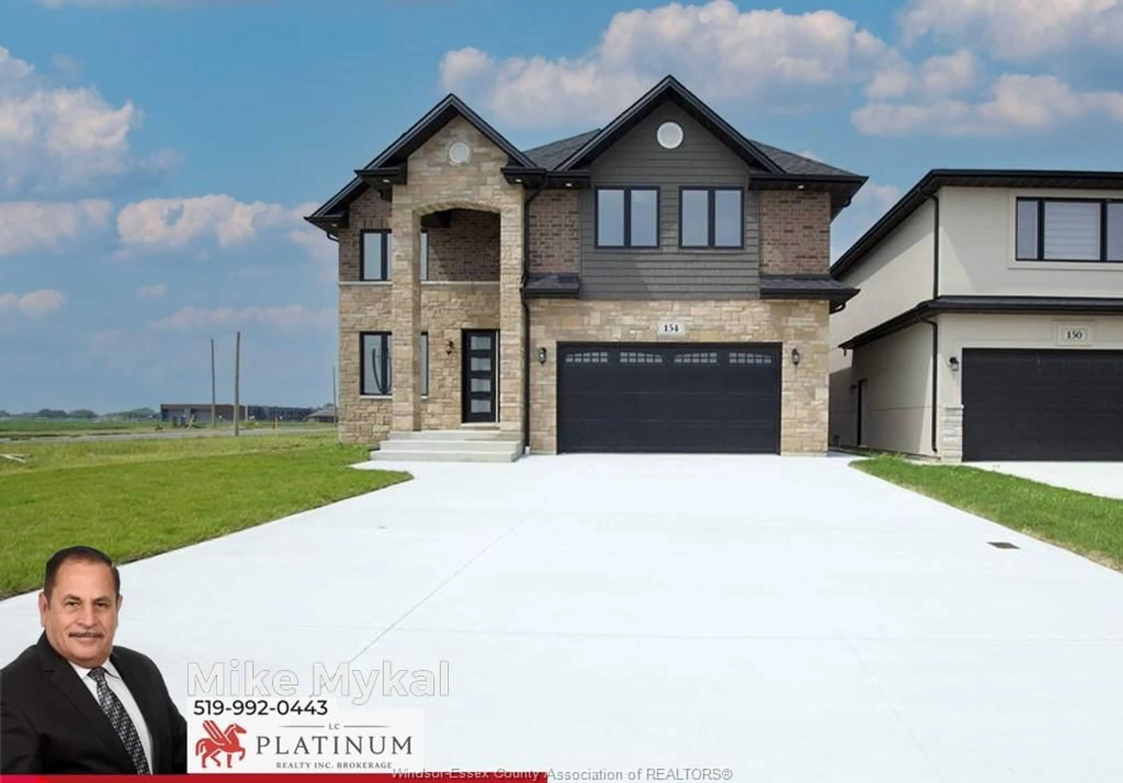 Home with brick exterior material, street for 154 TUSCANY Trail, Chatham Ontario N7M 6G2