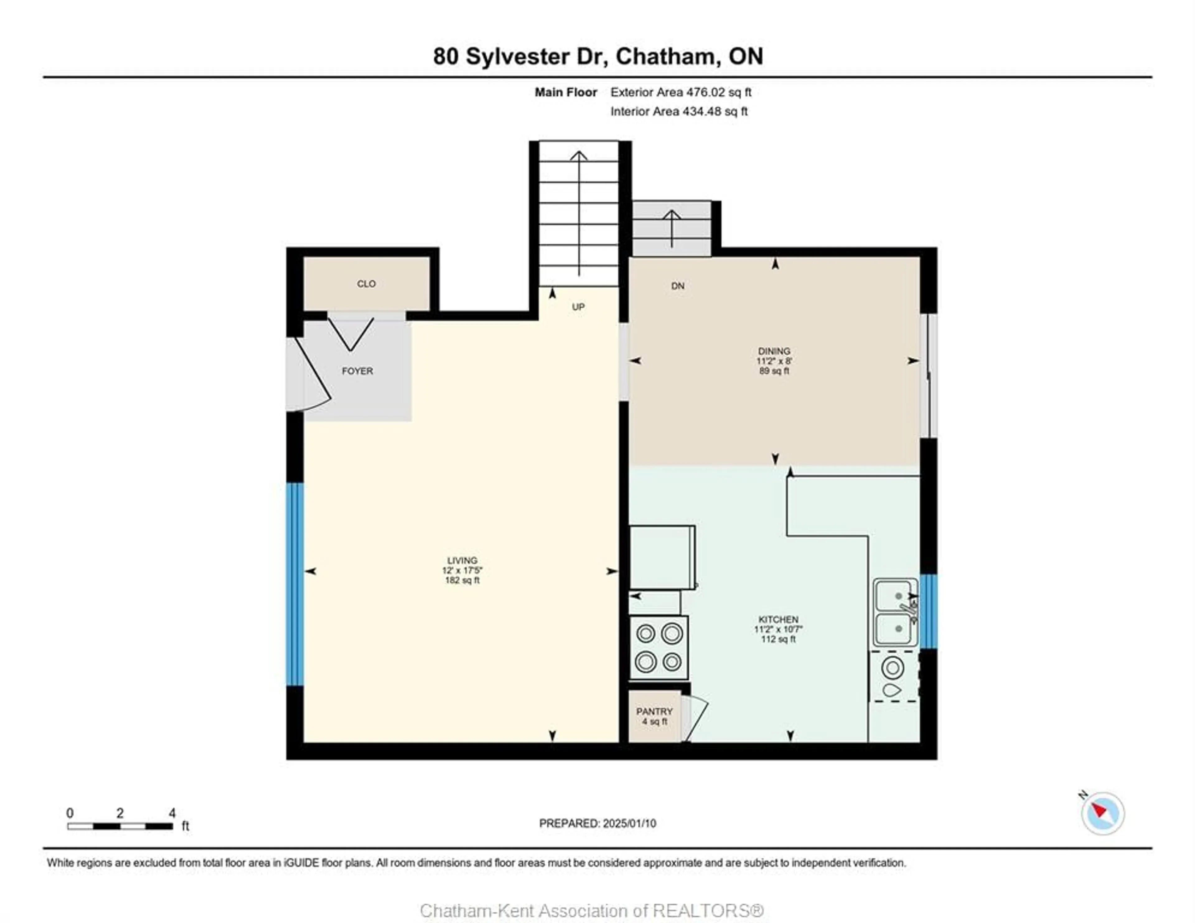 Floor plan for 80 SYLVESTER Dr, Chatham Ontario N7M 5P3