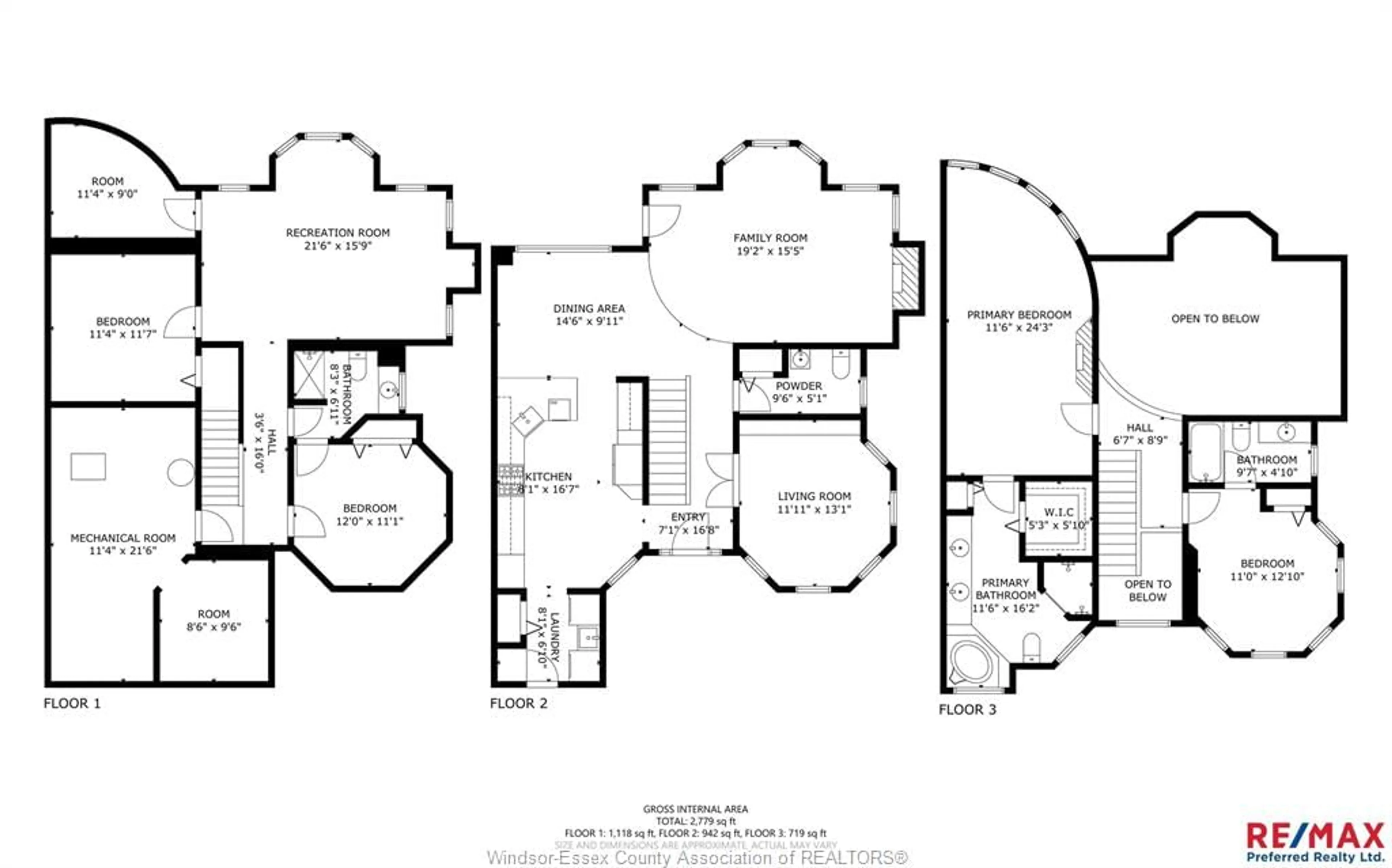 Floor plan for 206 CRYSTAL BAY Dr, Amherstburg Ontario N9V 4A6