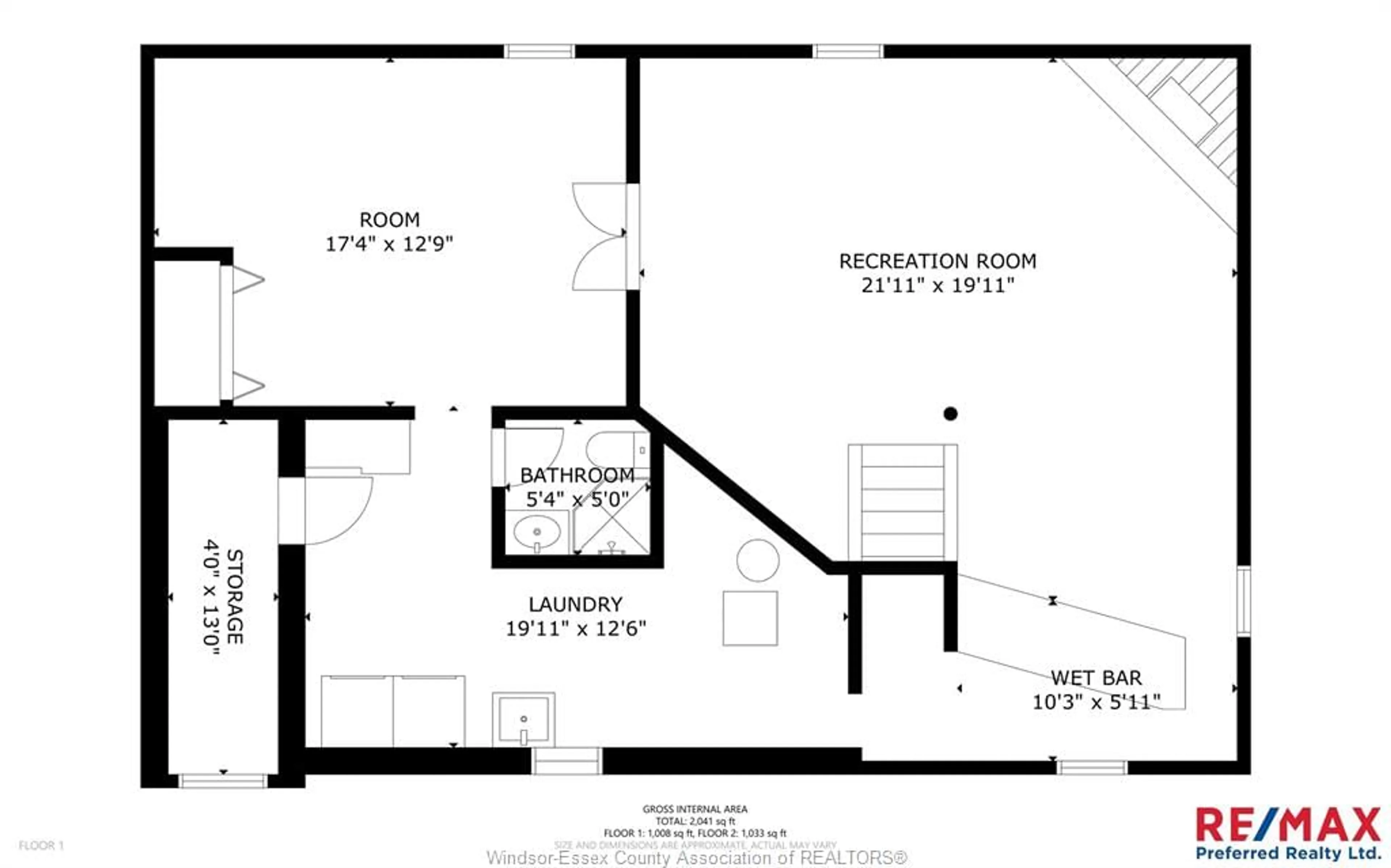 Floor plan for 2079 BALFOUR Blvd, Windsor Ontario N8T 2S6