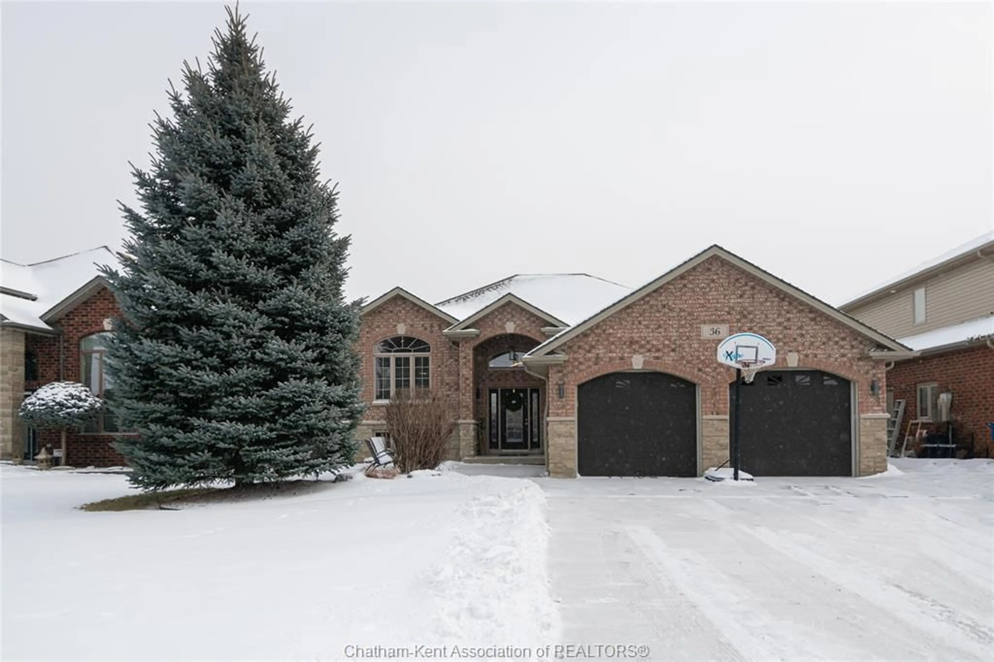 Home with brick exterior material, street for 36 Enclave Pl, Chatham Ontario N7L 5R8