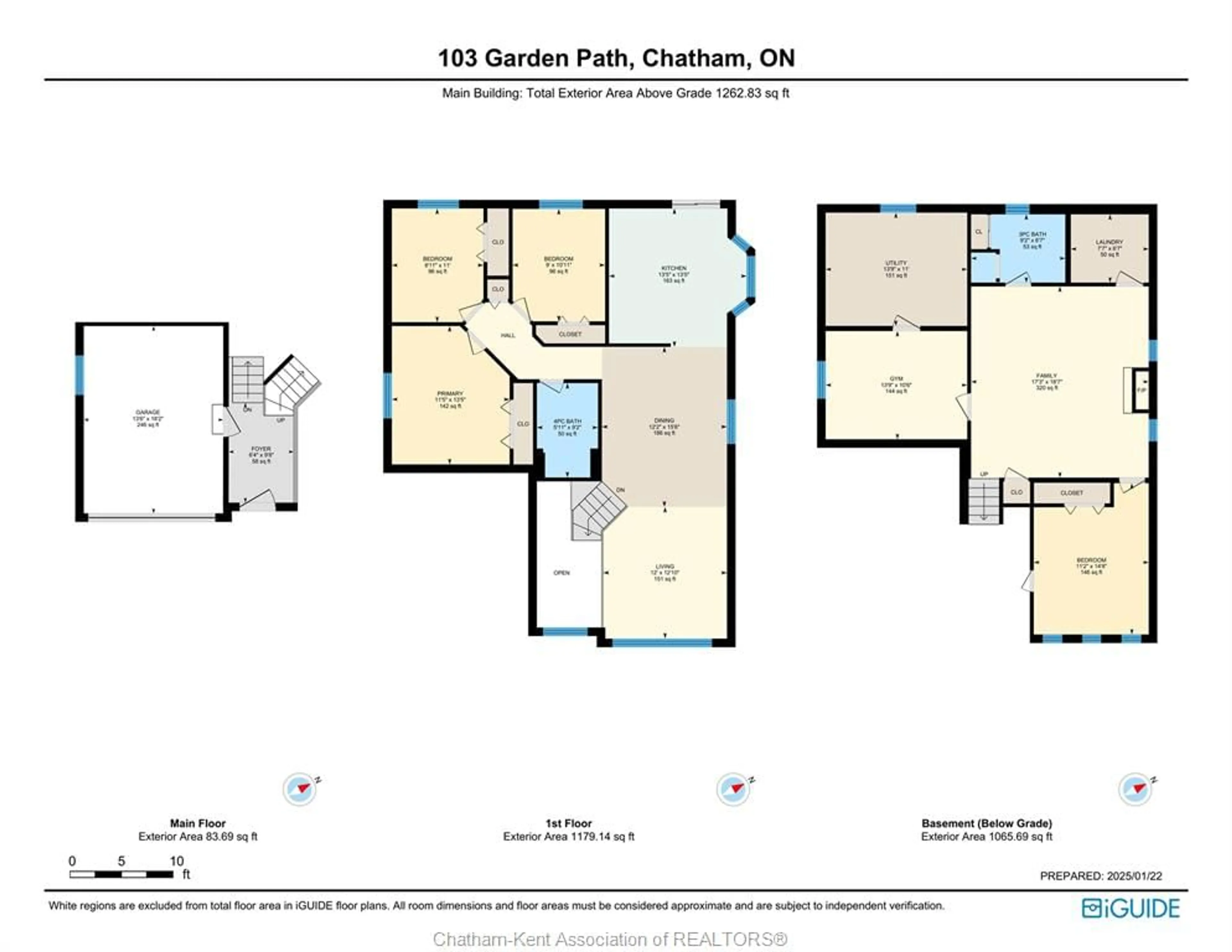 Floor plan for 103 Garden Path, Chatham Ontario N7L5L6