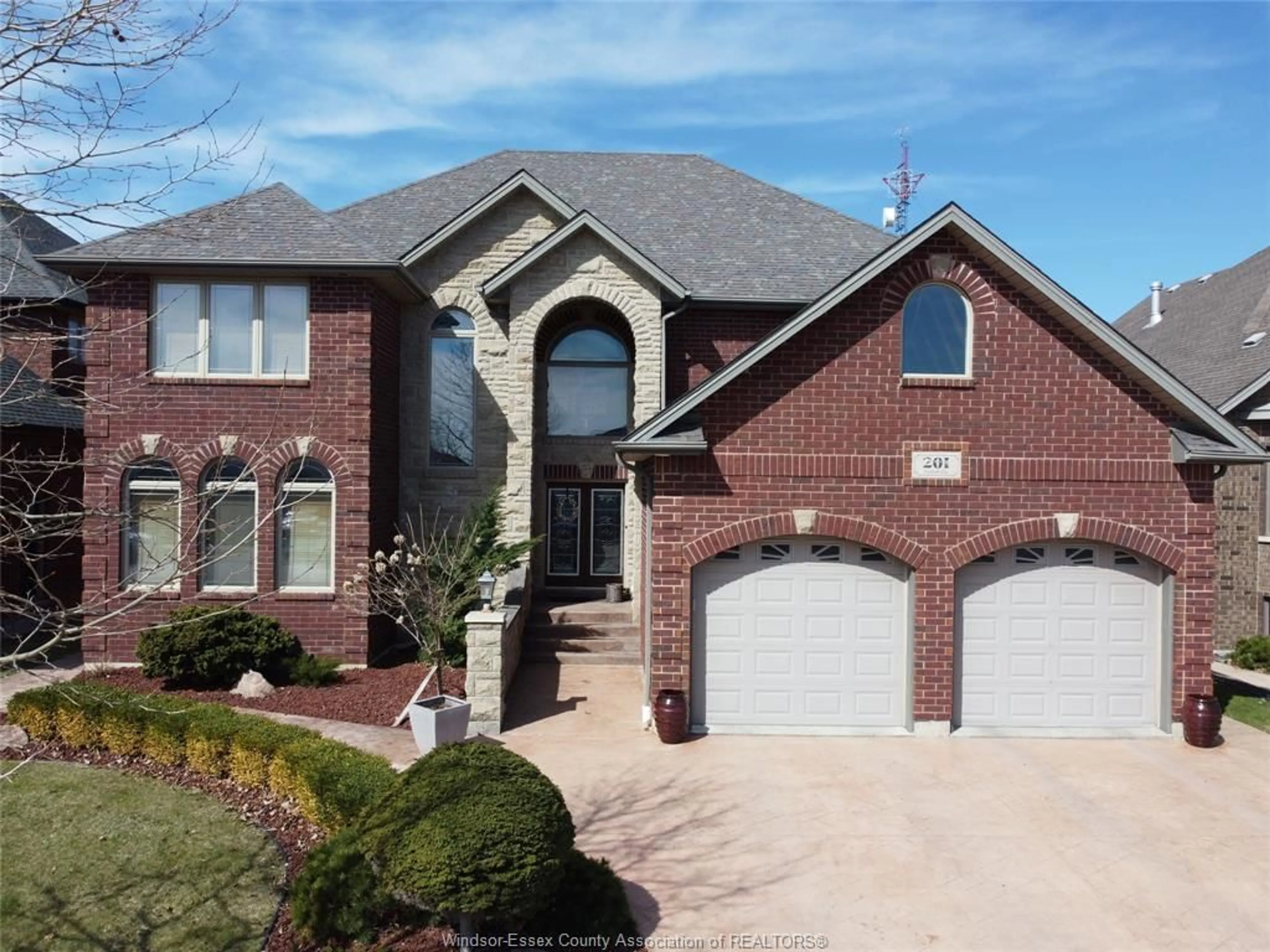 Home with brick exterior material, street for 201 ELLISON Ave, Leamington Ontario N8H 5J2