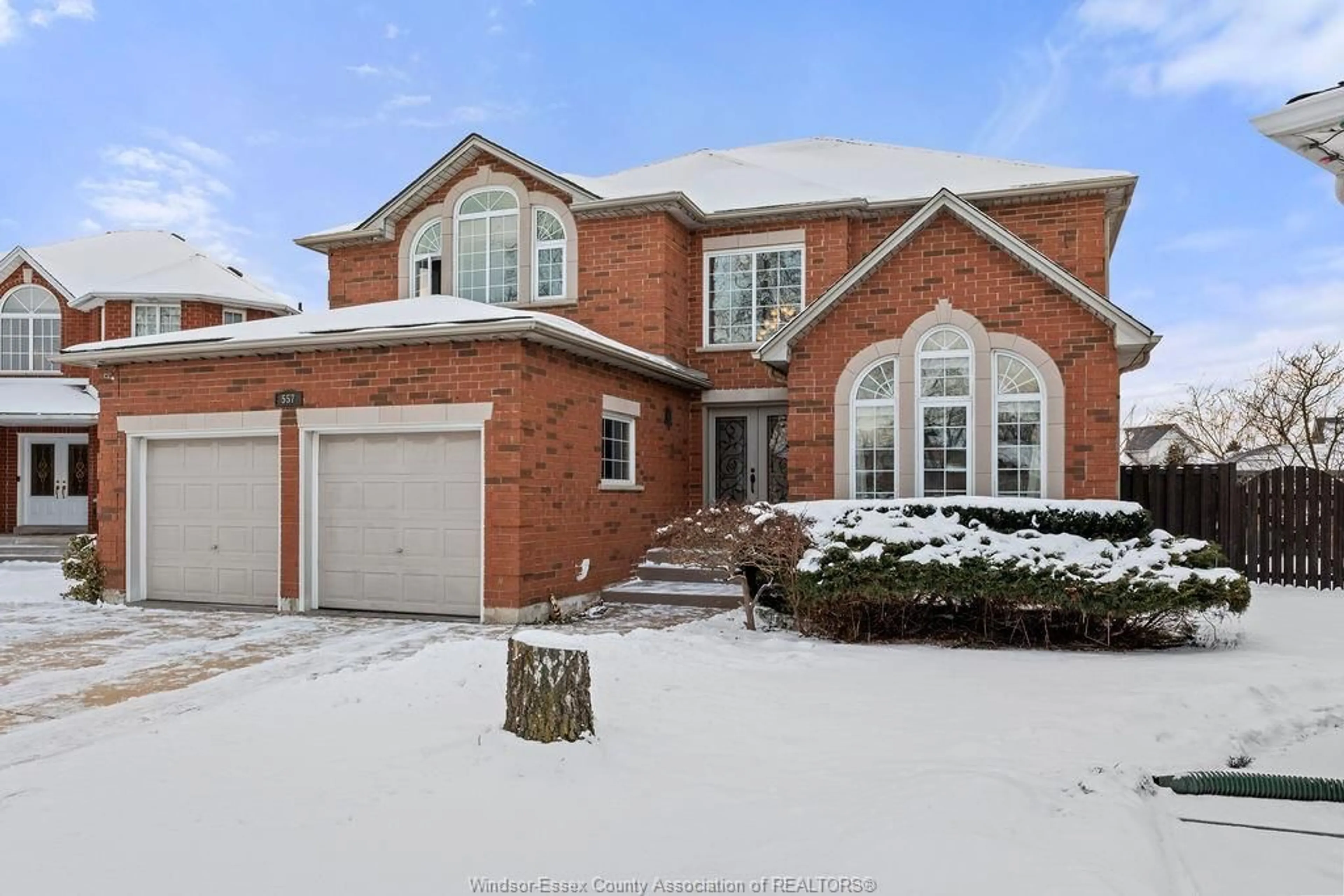 Home with brick exterior material, street for 557 COMPTON, Windsor Ontario N9E 4P7