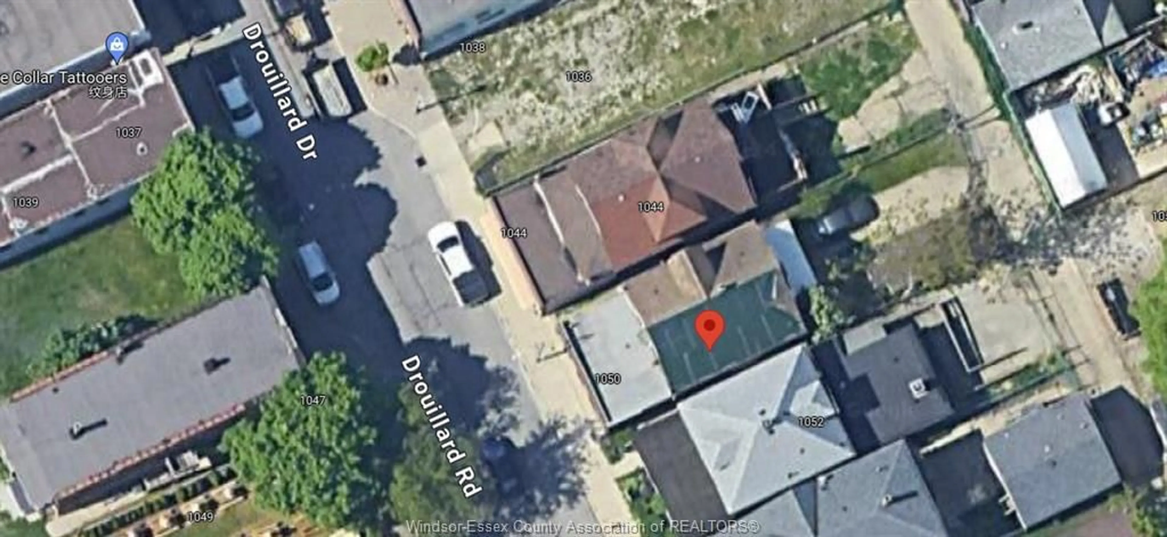 A pic from outside/outdoor area/front of a property/back of a property/a pic from drone, street for 1050 Drouillard St, Windsor Ontario N8Y 2P8