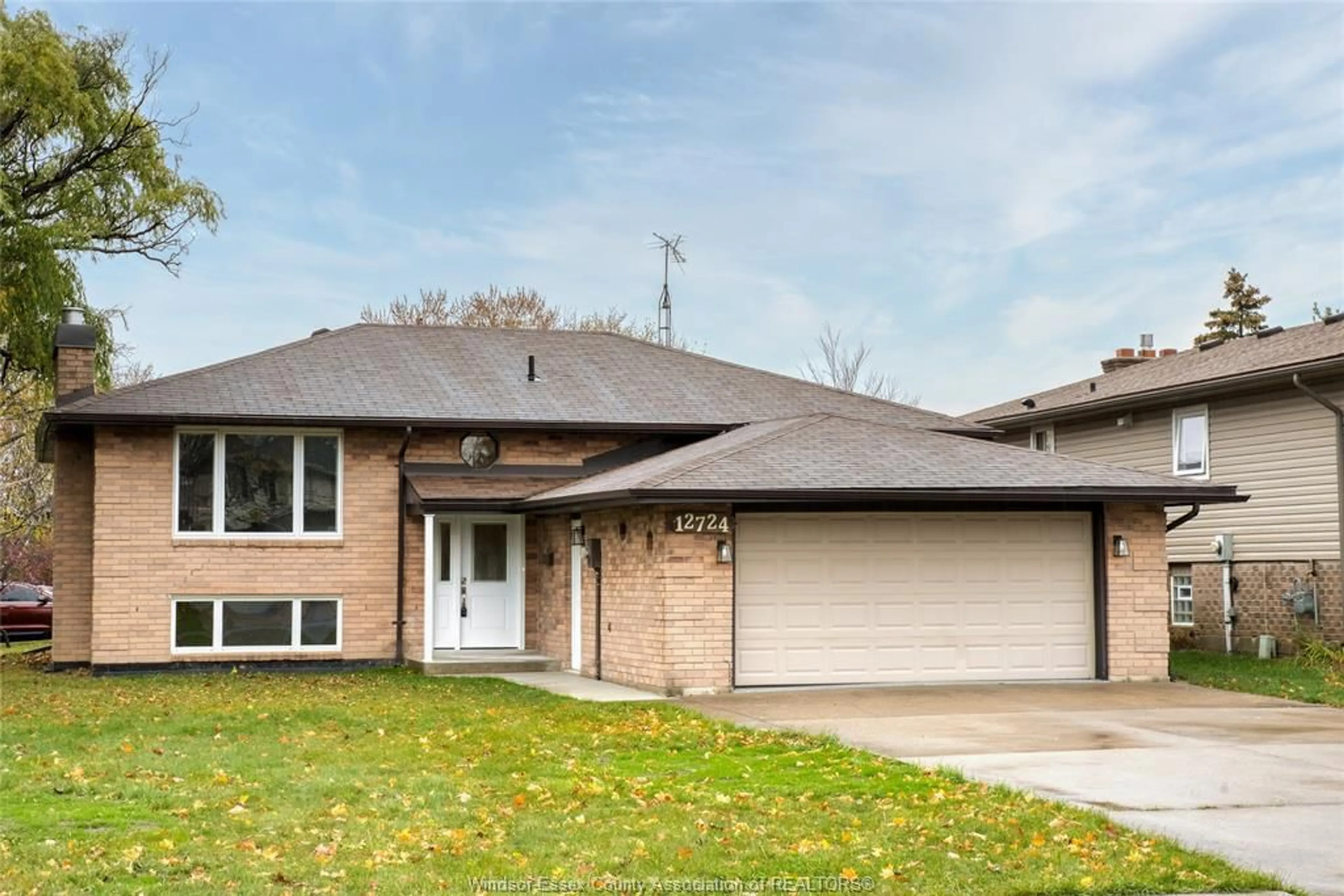 Home with brick exterior material, street for 12724 KIMBERLY Crt, Tecumseh Ontario N8N 3N5