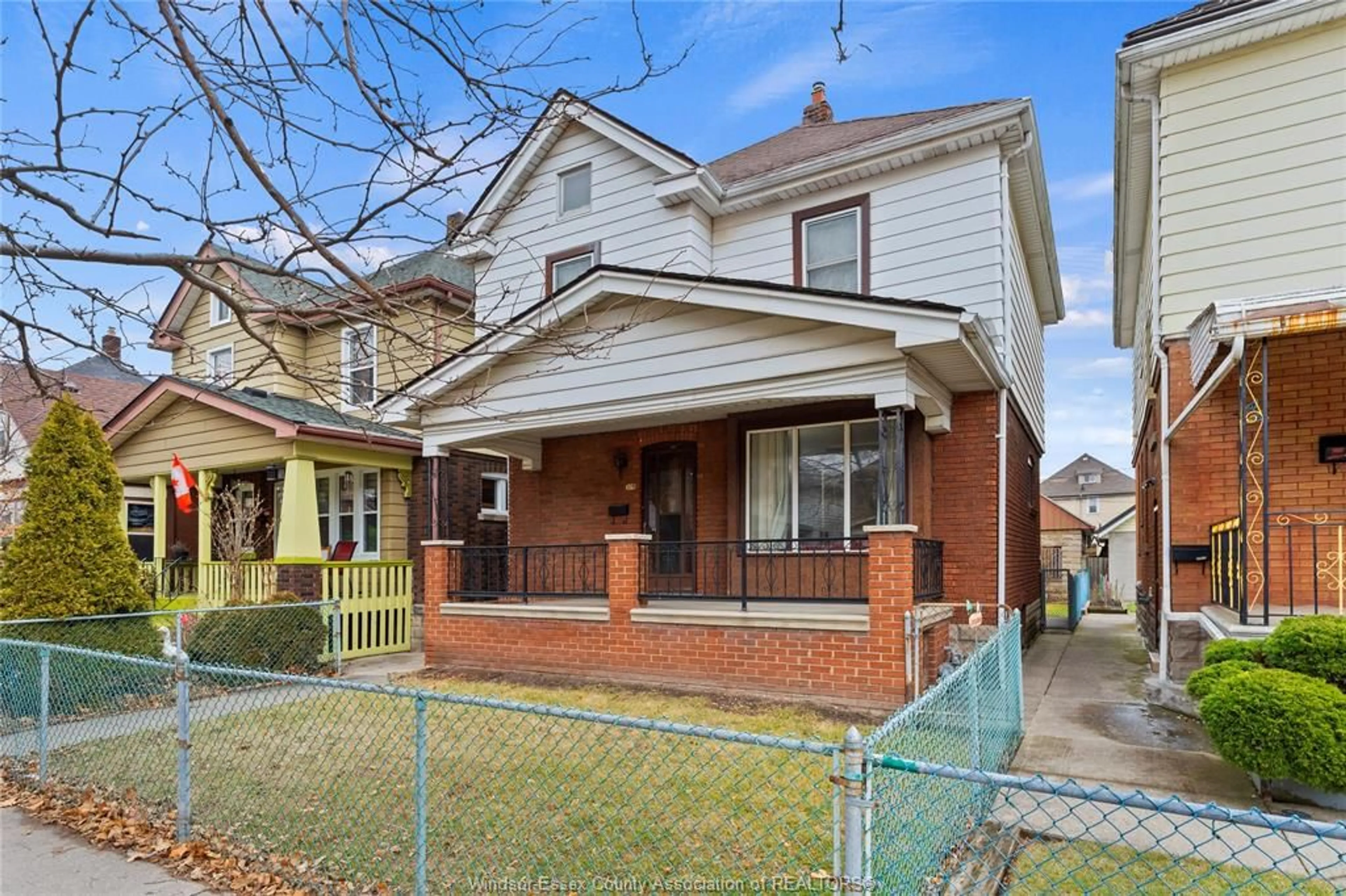 Home with brick exterior material, street for 378 Elm Ave, Windsor Ontario N9A5H1