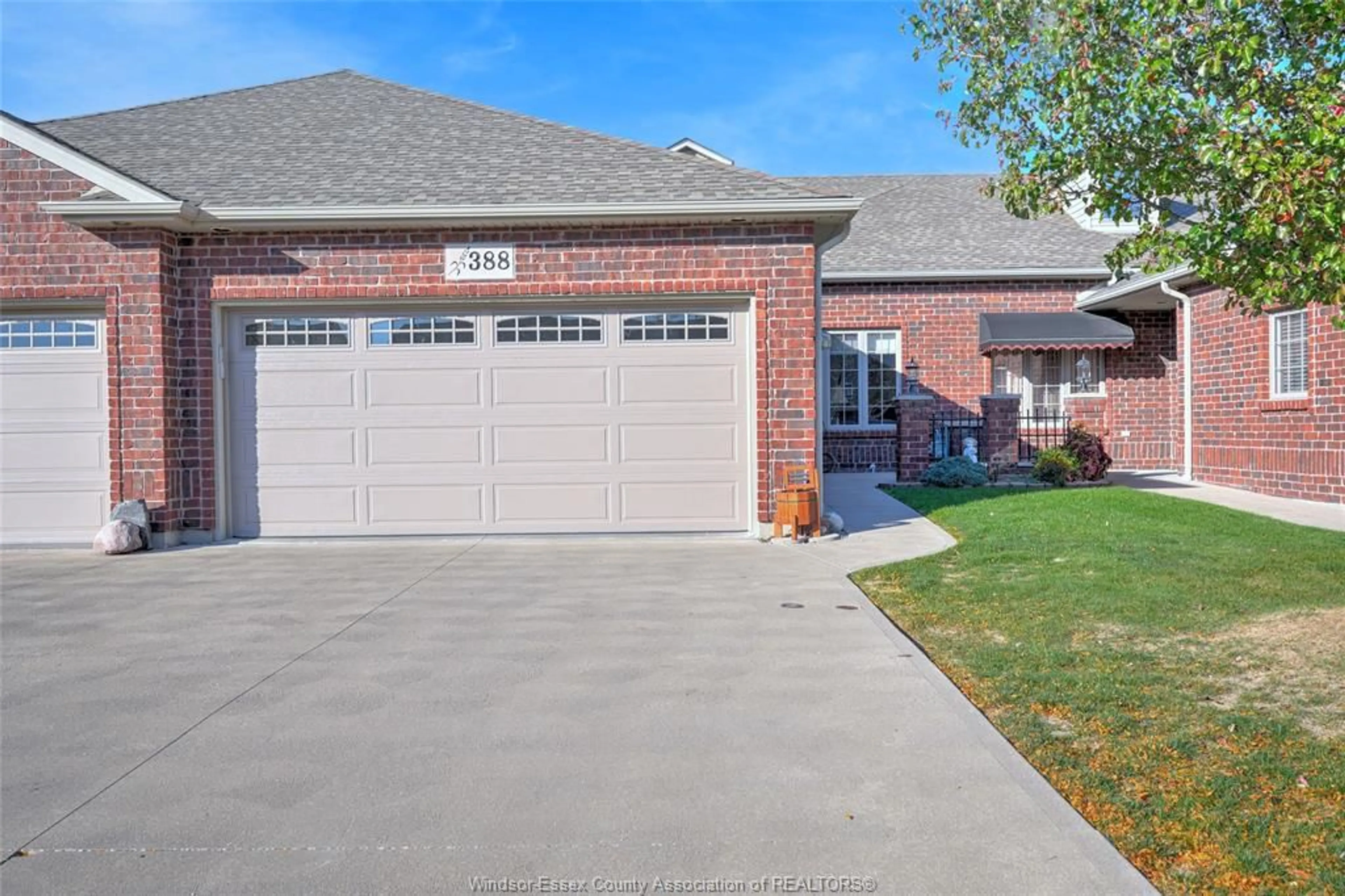 Home with brick exterior material, street for 388 HARVEST Lane, Belle River Ontario N0R 1A0