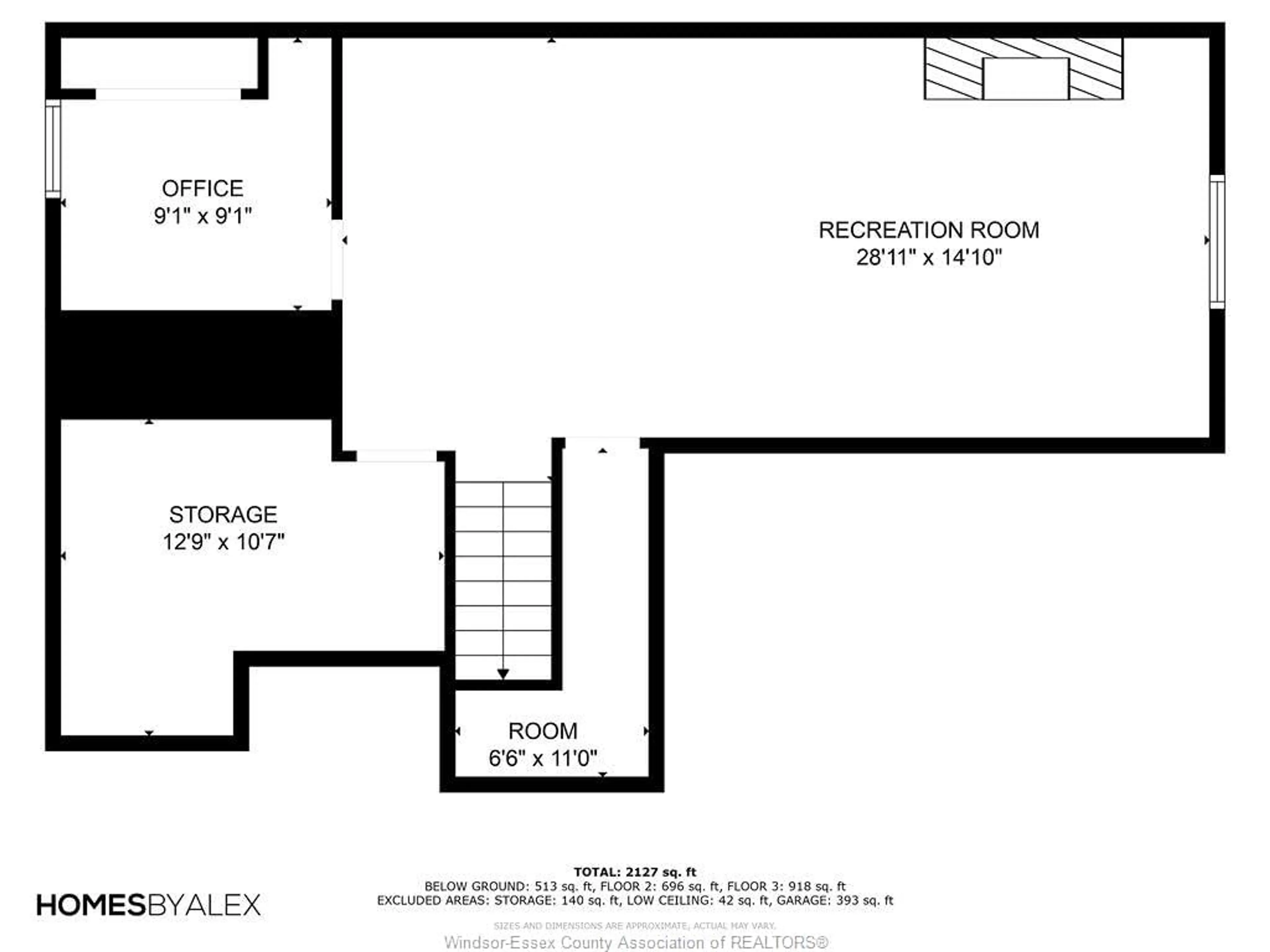 Floor plan for 403 SOUTH St, Belle River Ontario N0R 1A0