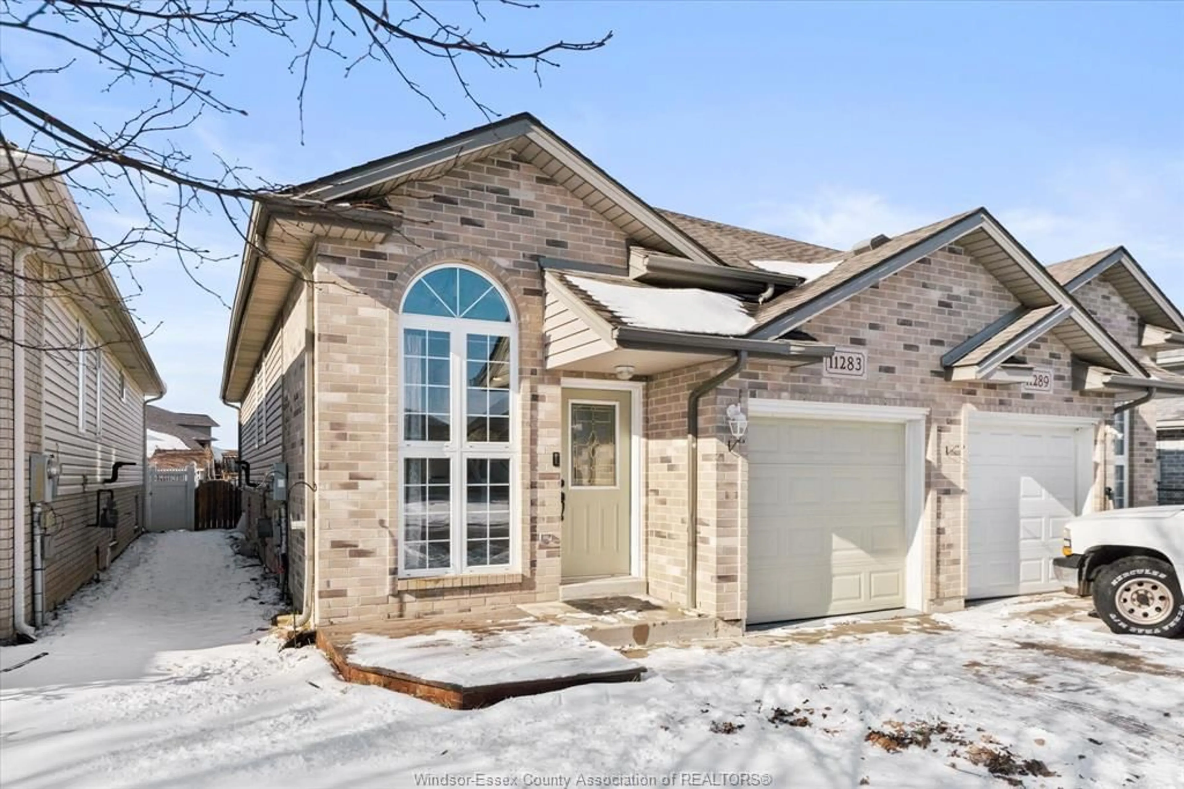 Home with brick exterior material, street for 11283 TIMBER BAY Cres, Windsor Ontario N8R 2L2