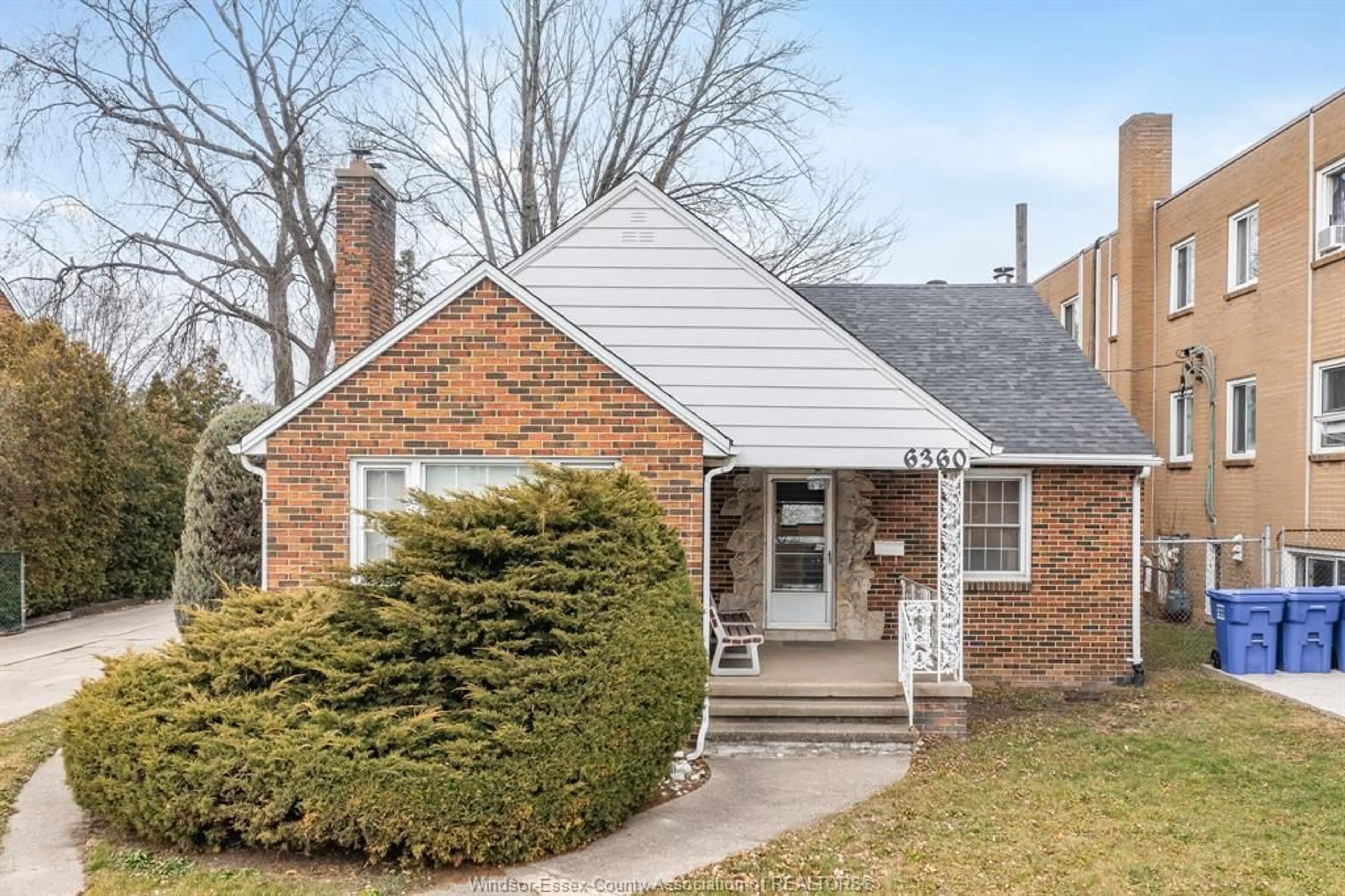 Home with brick exterior material, street for 6360 WYANDOTTE St, Windsor Ontario N8S 1N6