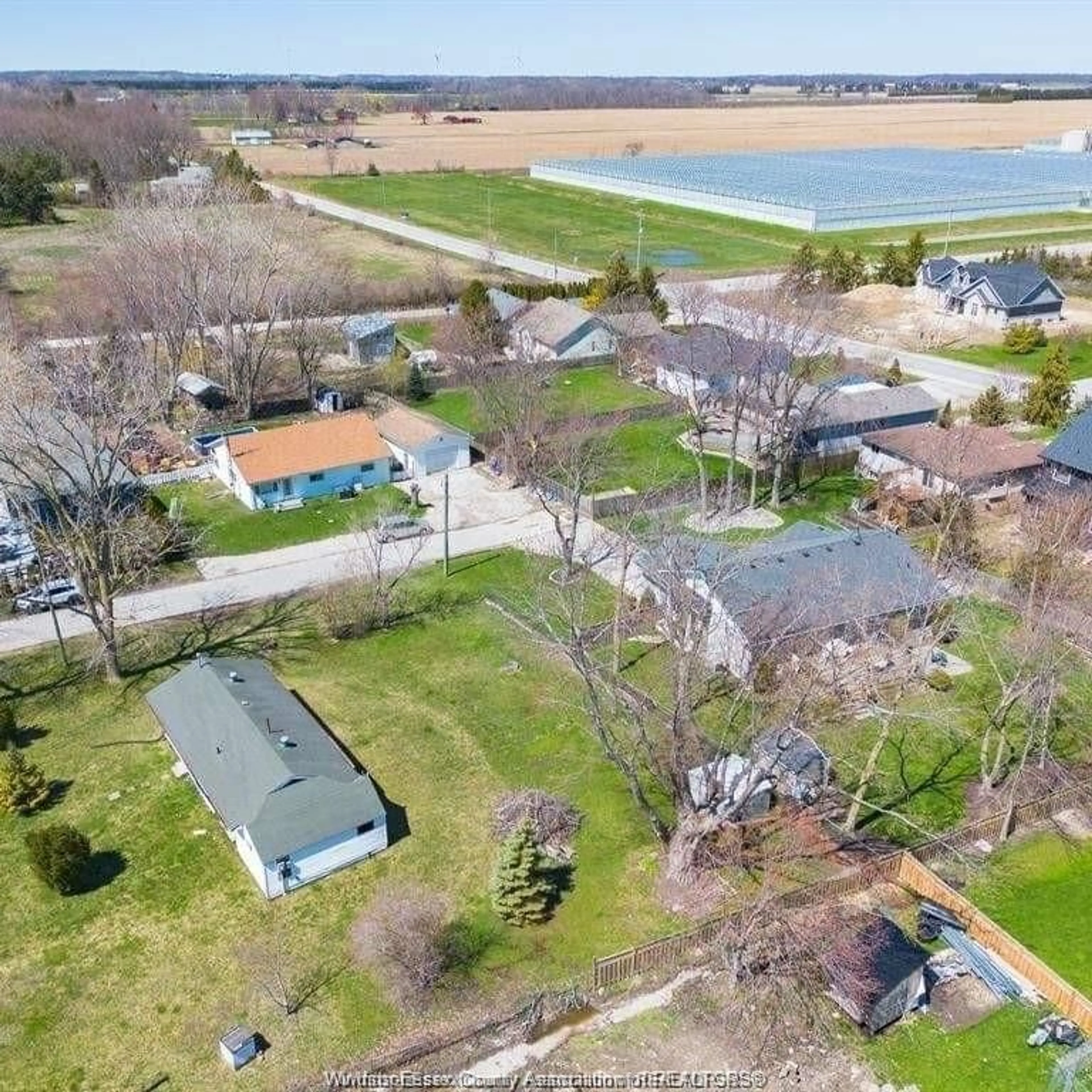 A pic from outside/outdoor area/front of a property/back of a property/a pic from drone, water/lake/river/ocean view for V/L STADDON Ave, Kingsville Ontario N9Y 3X3